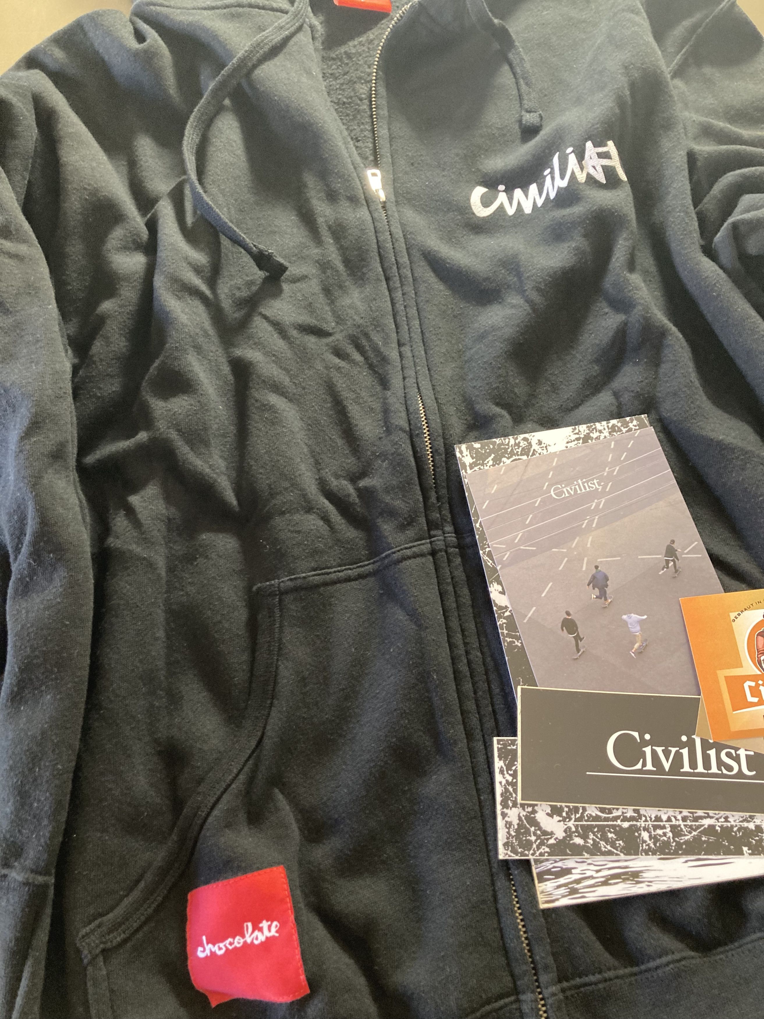 Chocolate Chocolate / Civilist Hoodie. Made in Mexico. Size L Size US L / EU 52-54 / 3 - 11 Thumbnail