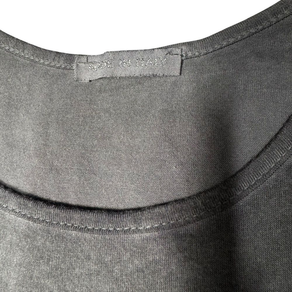 Other MADE IN ITALY Mix Media Grey Midi Dress Size S Size S / US 4 / IT 40 - 6 Thumbnail