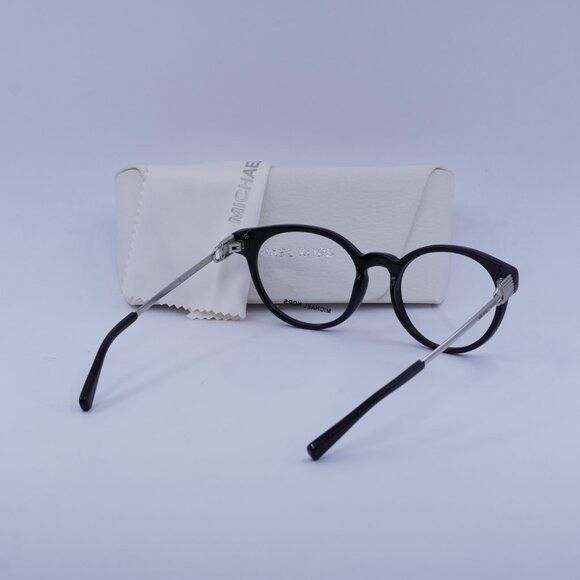 Michael Kors Michael Kors MK4048 3163 Kea Eyeglasses Black/Silver 51mm Size ONE SIZE - 12 Thumbnail