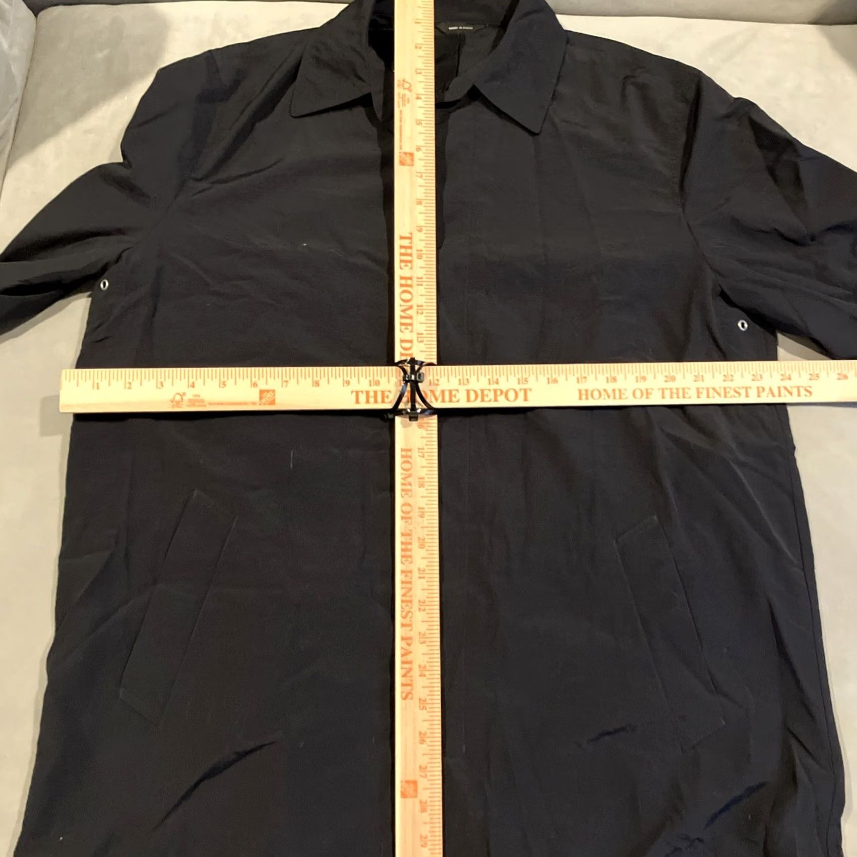 Armani Armani Collezioni Coat Rain Coat Water Repellent Black Men's XL Trench Jacket Coat Weatherproof Muddy Windproof (adjust to fit 200-char max) Size US XL / EU 56 / 4 - 6 Thumbnail