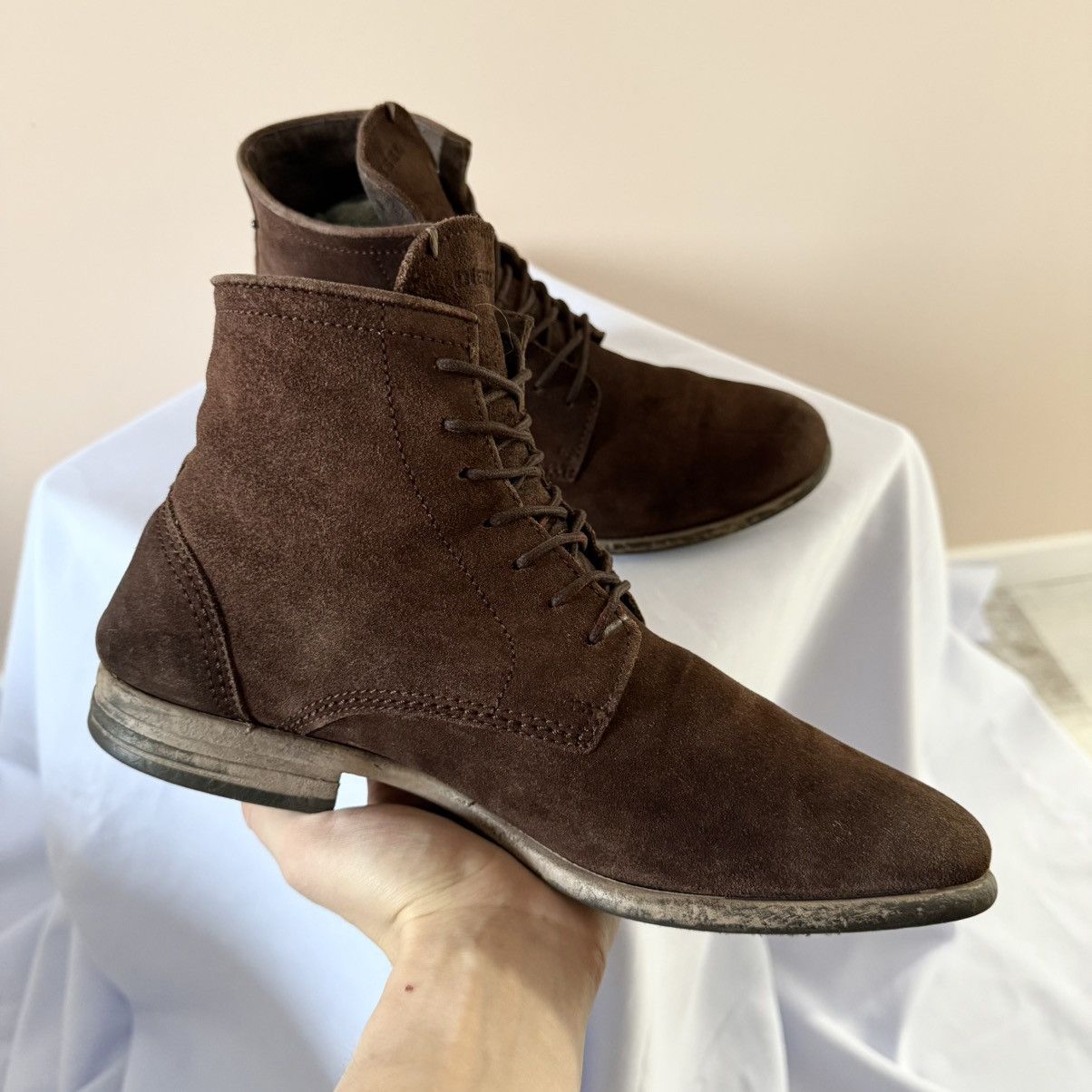 Diesel RARE Diesel Faded Distressed Brown Ankle Avantgarde Boots Size US 8 / EU 41 - 8 Thumbnail