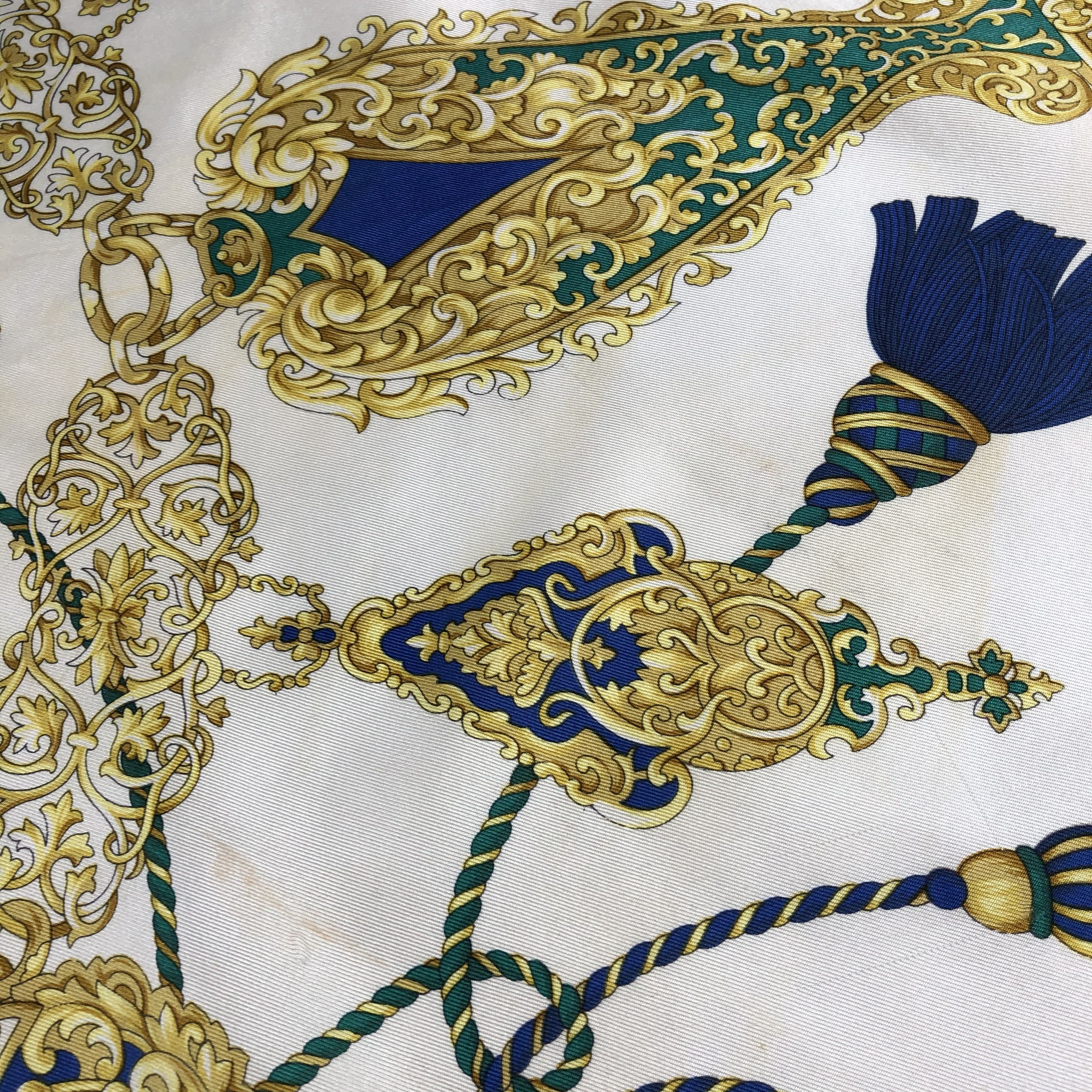Vintage Vintage Elle Paris Silk Scarf Size ONE SIZE - 6 Thumbnail