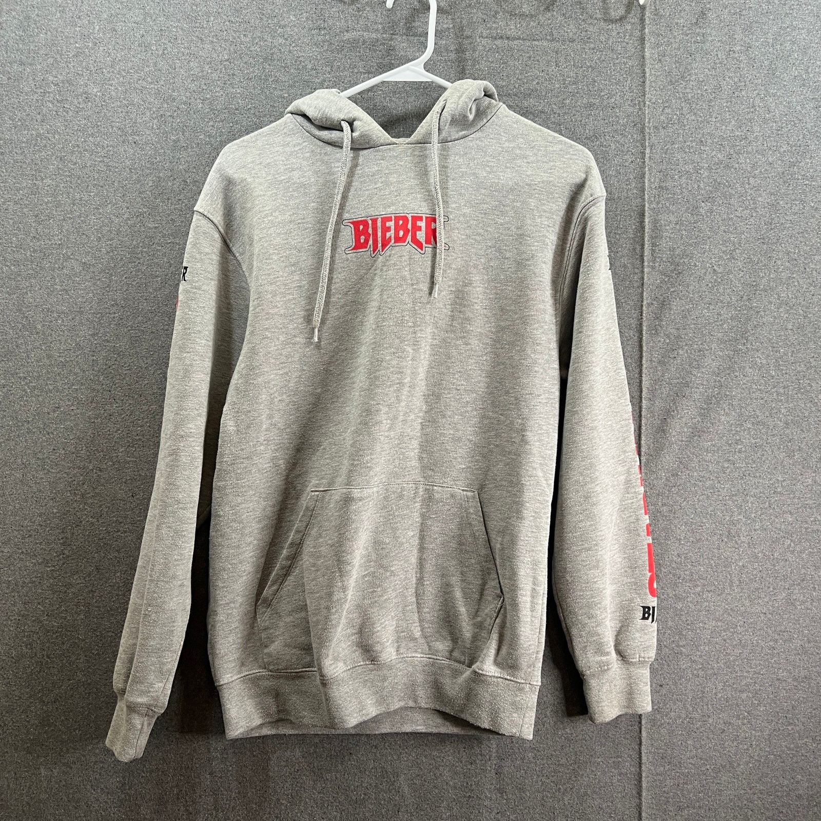 Other Justin Bieber Hoodie Jacket Adult XS Gray Pullover Size US XS / EU 42 / 0 - 1 Thumbnail
