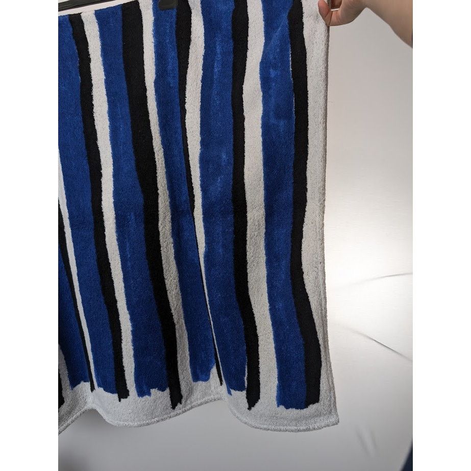Bottega Veneta o1rshd1 Size:OS / Beach Towel Stripe Print Cotton Terry Blue Size ONE SIZE - 12 Thumbnail
