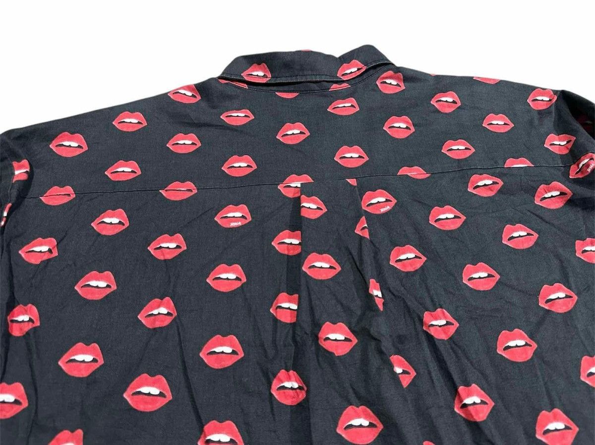 Hysteric Glamour × Japanese Brand × Seditionaries 🔥Sick Y2K RNA Inc Shirt Lips Overprinted Size US M / EU 48-50 / 2 - 6 Thumbnail