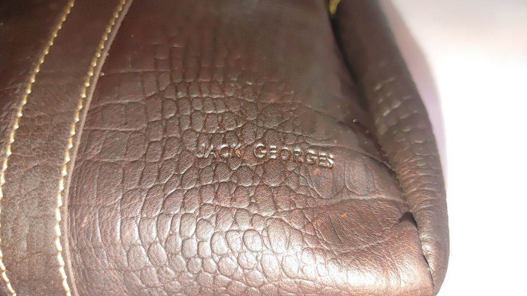 Jack Georges Jack Georges Hornback Croco Satchel Handbag #HB815 NWOT Size ONE SIZE - 8 Thumbnail