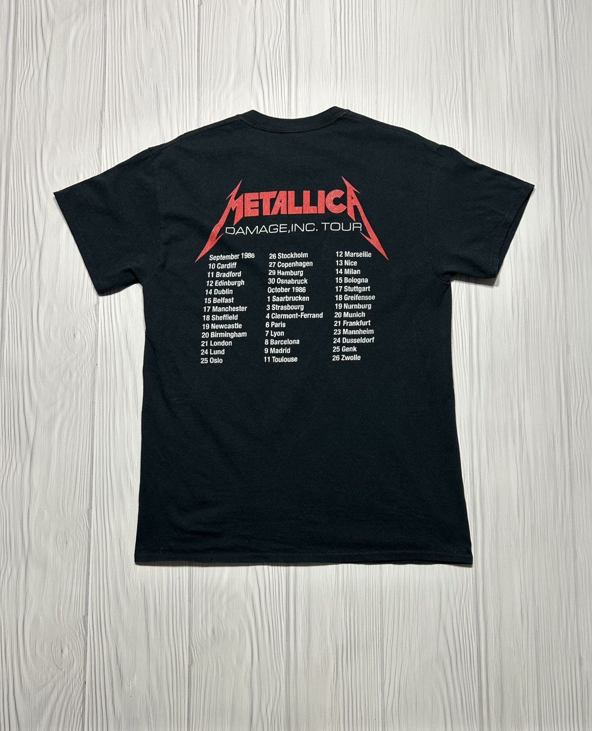 Band Tees Vintage Metallica Master Of Puppets 2007 Tour T-Shirt Size US S / EU 44-46 / 1 - 2 Thumbnail