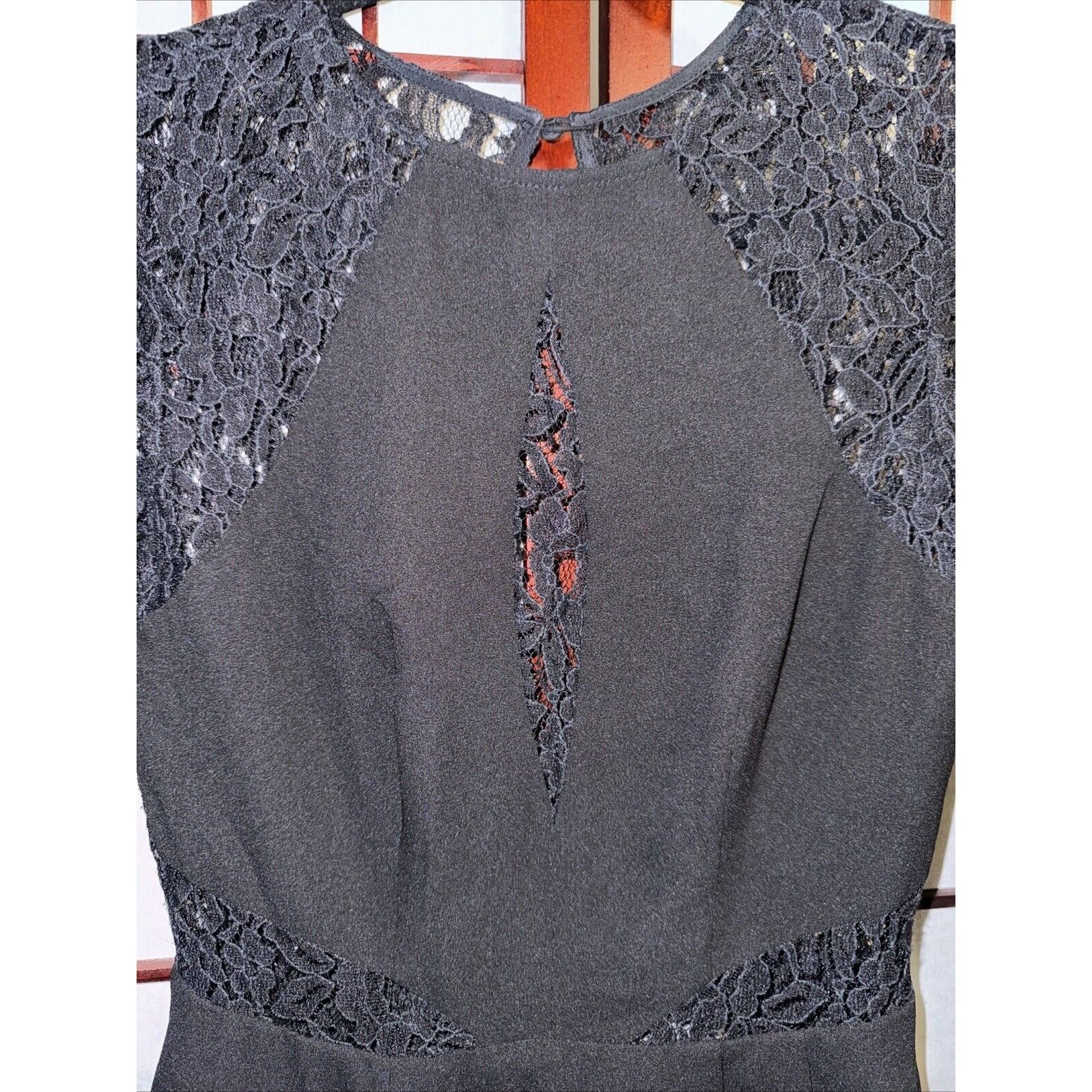 Other KEEPSAKE BLACK GOTH LACE Long SLEEVE OPEN BACK WOMEN'S PARTY Size XS / US 0-2 / IT 36-38 - 5 Thumbnail