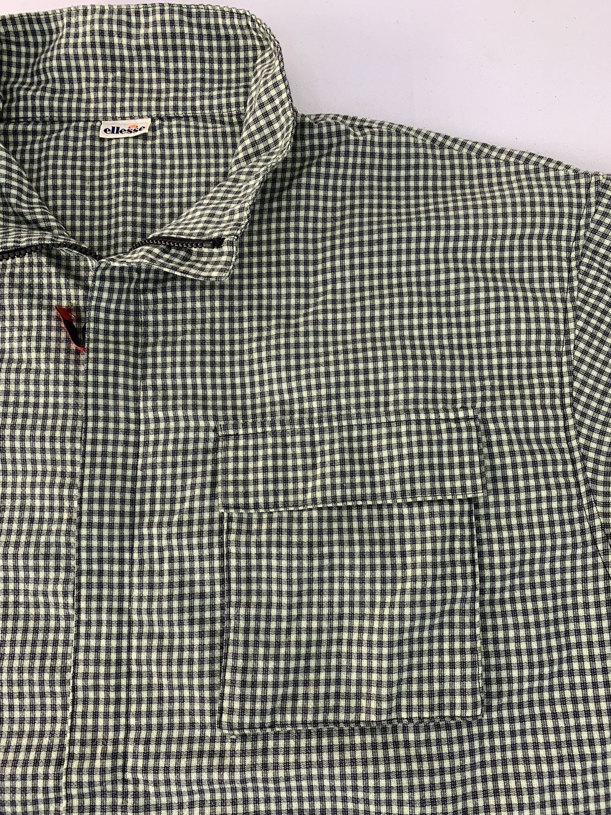Ellesse 90s Hype Ellesse Checkered Jacket Full Zip Double Pocket Size US XL / EU 56 / 4 - 3 Thumbnail