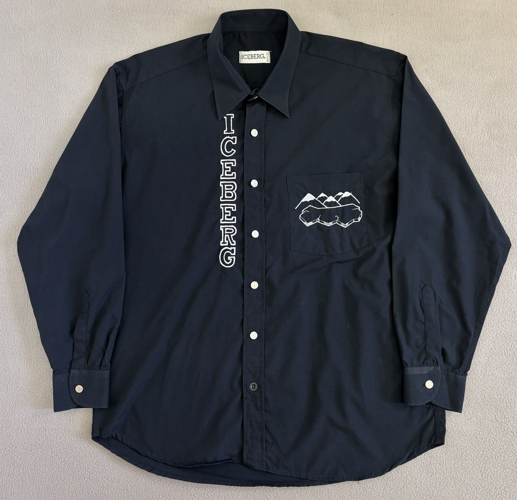 Iceberg Iceberg vintage shirt size XL Size US XL / EU 56 / 4 - 5 Thumbnail