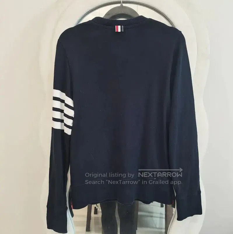 Thom Browne Thom Browne Navy Cotton Women's Sweatshirt . Size S / US 4 / IT 40 - 2 Thumbnail