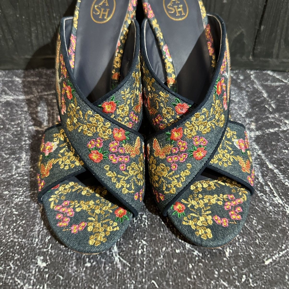 ASH Amazing ASH - Ladies Heeled Sandals 41 Size Gucci Style Size US 11 / IT 41 - 7 Thumbnail