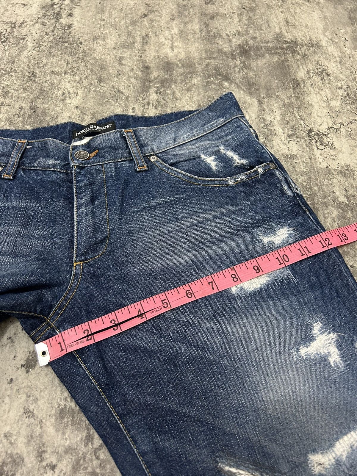 Dolce & Gabbana Dolce & Gabbana Distressed Jeans Size US 33 - 18 Thumbnail
