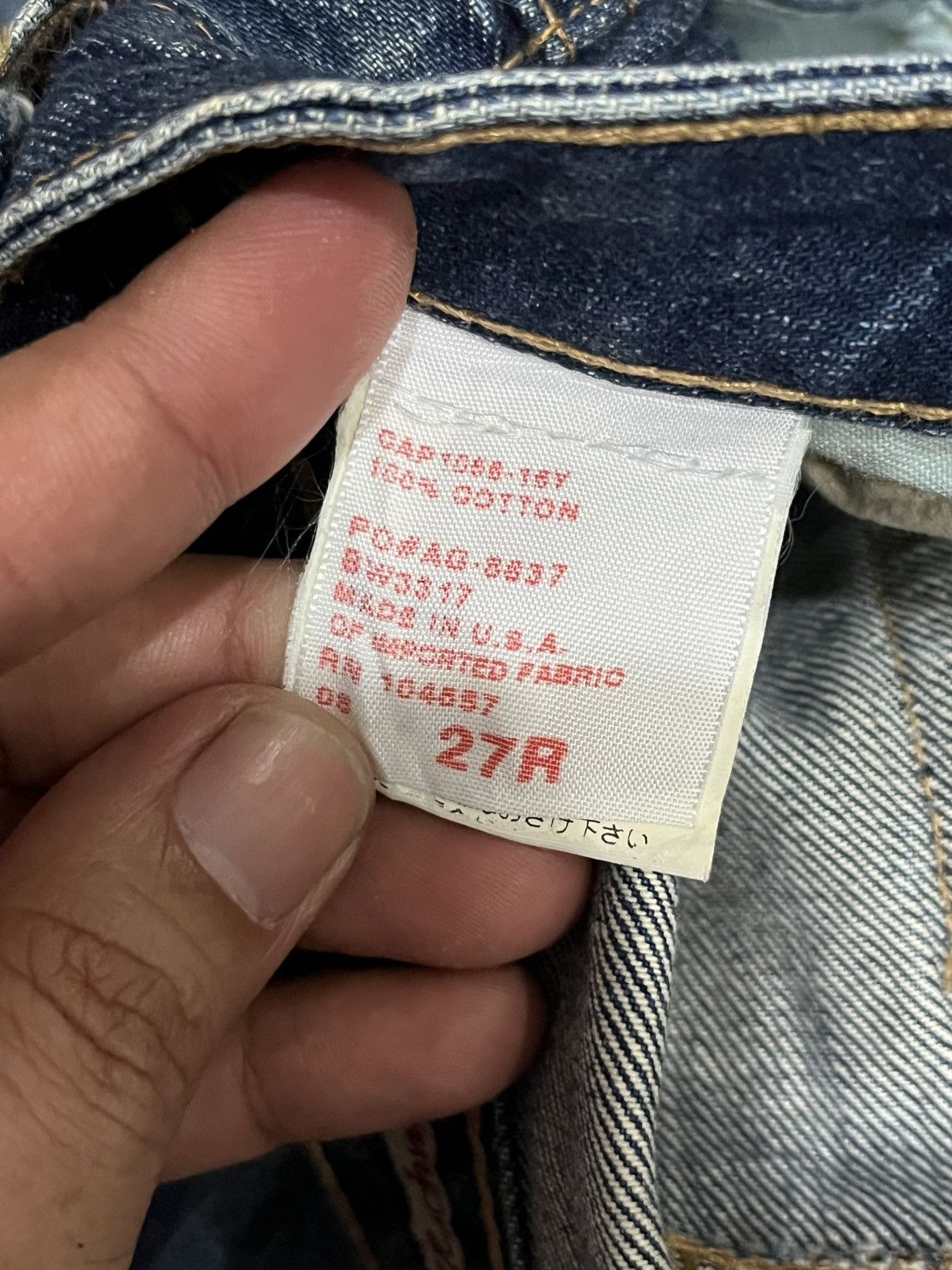 AG Adriano Goldschmied Adriano Goldschmied “The Kiss” Slim Straight Blue Faded Jean Size 27" / US 4 / IT 40 - 17 Thumbnail