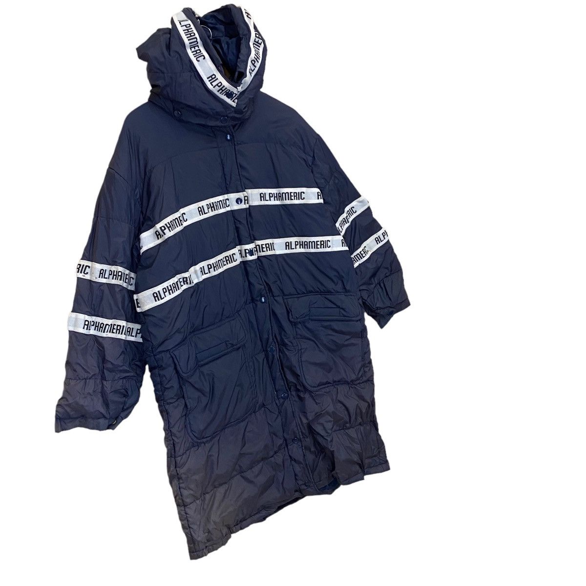 Alpha Industries Alpha Meric Sun Faded Puffer Hoodie Jacket Size US L / EU 52-54 / 3 - 2 Thumbnail