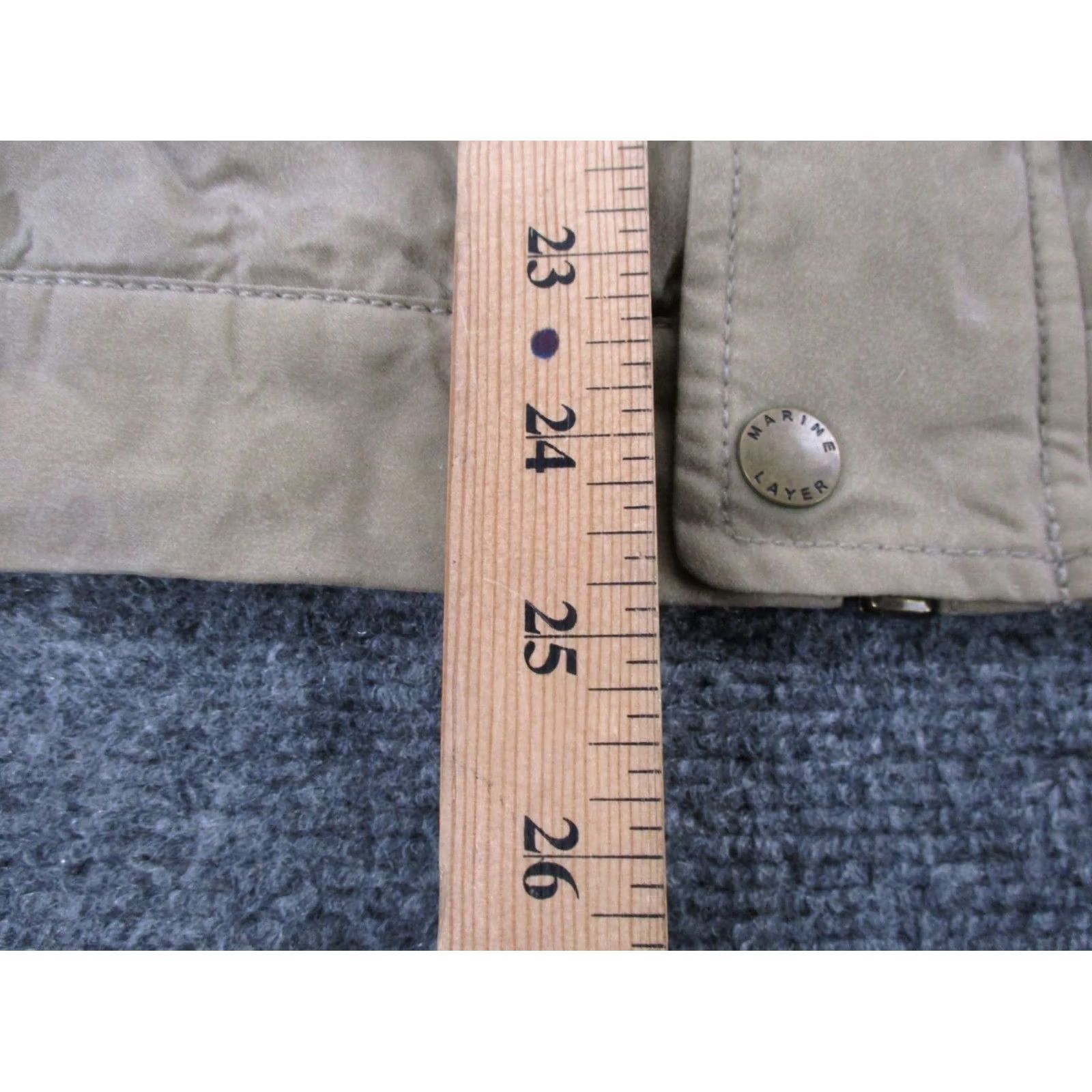 Marine Layer Marine Layer Jacket Mens M Chore Coat Beige Outdoor Bomber Jacket Full Zip Pockets Lightweight Casual Size US M / EU 48-50 / 2 - 4 Thumbnail