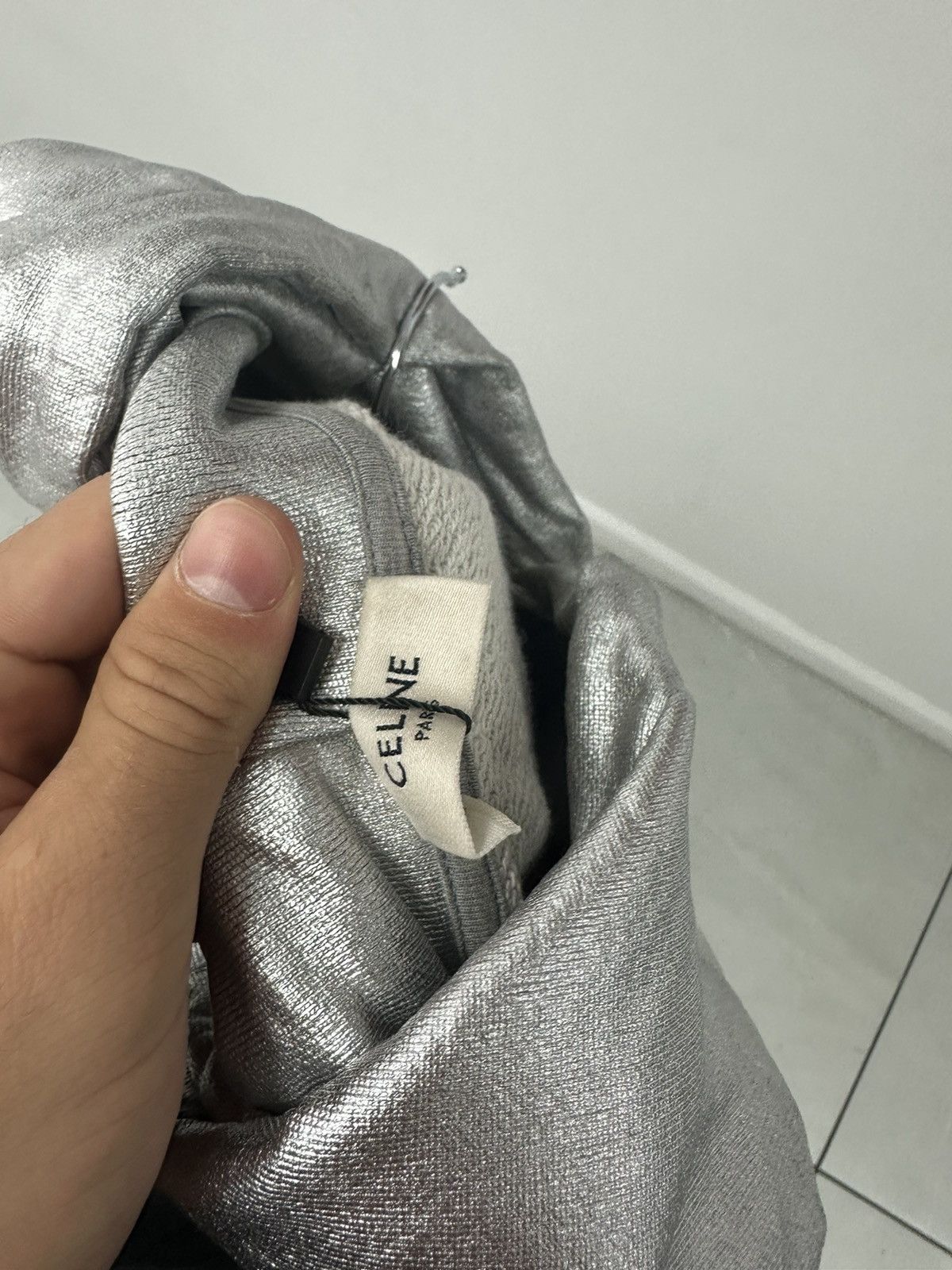 Celine Celine Foil Reflective Sweatshirt Size US S / EU 44-46 / 1 - 3 Thumbnail