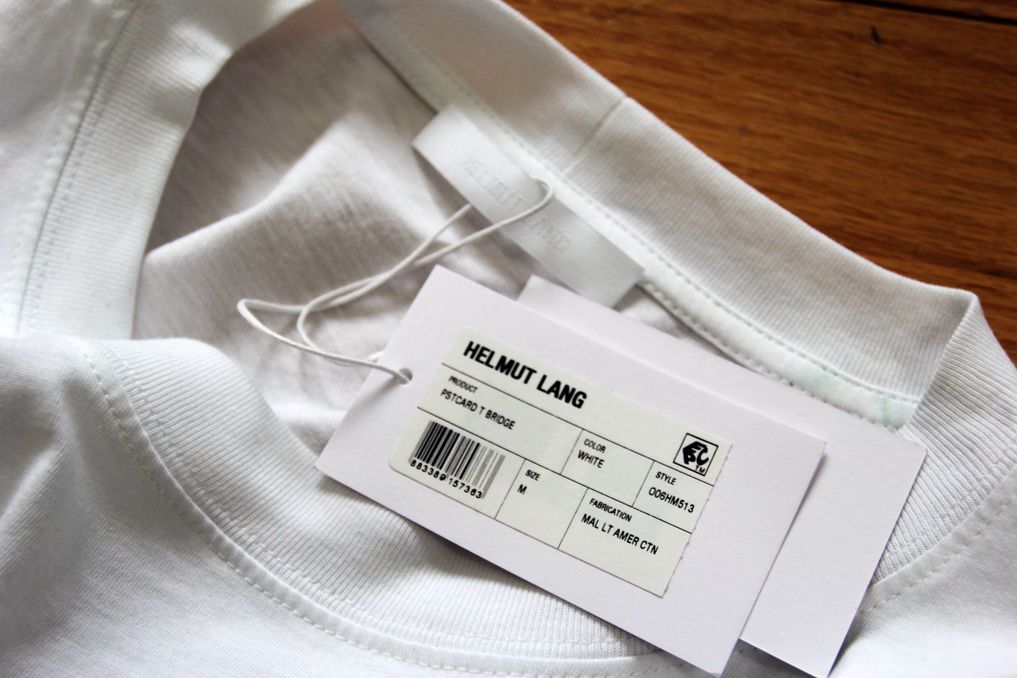 Helmut Lang BNWT AW24 HELMUT LANG POSTCARD TSHIRT M Size US M / EU 48-50 / 2 - 8 Thumbnail