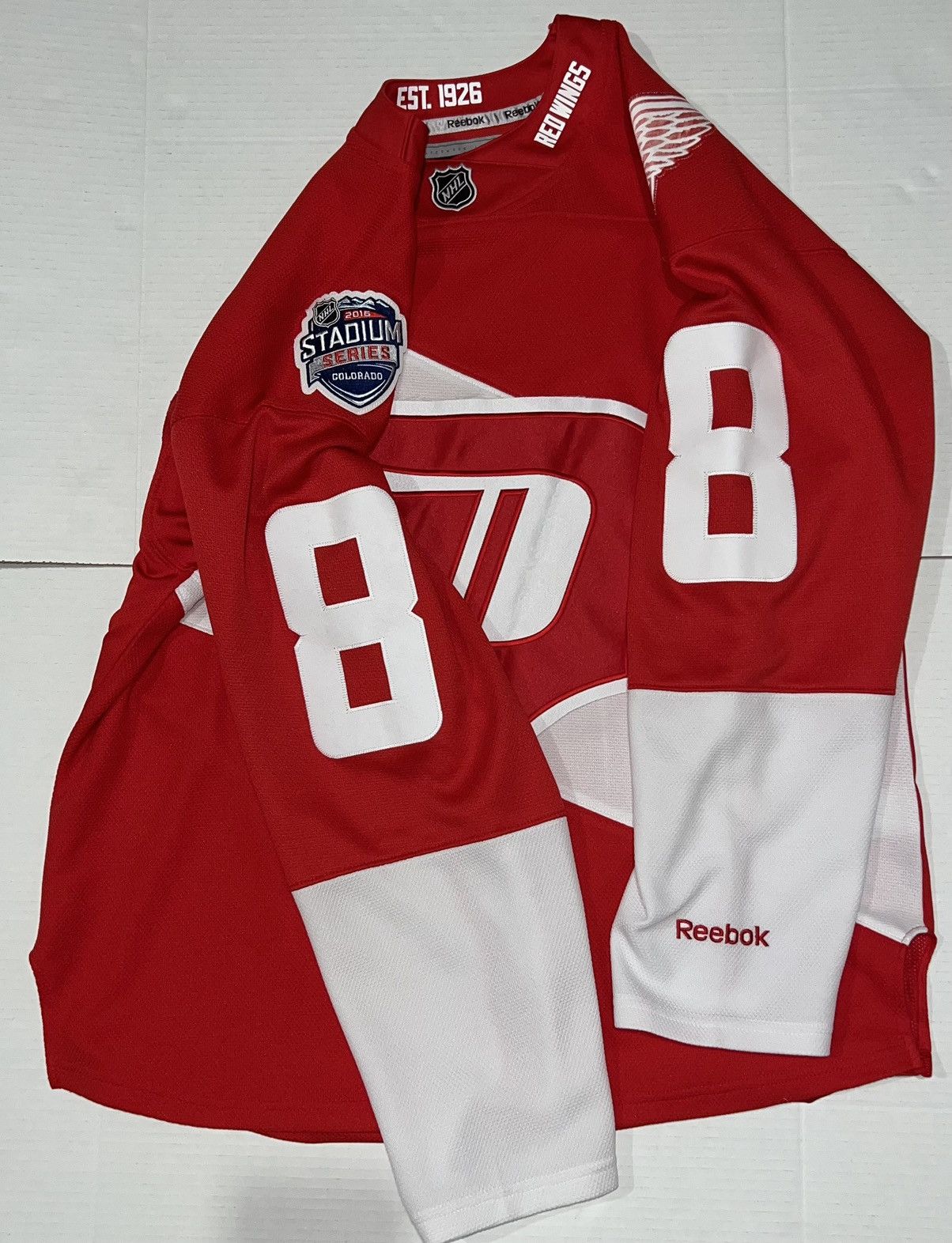 NHL Signed Abdelkader Detroit Red Wings Stadium Series Jersey Size US M / EU 48-50 / 2 - 4 Thumbnail