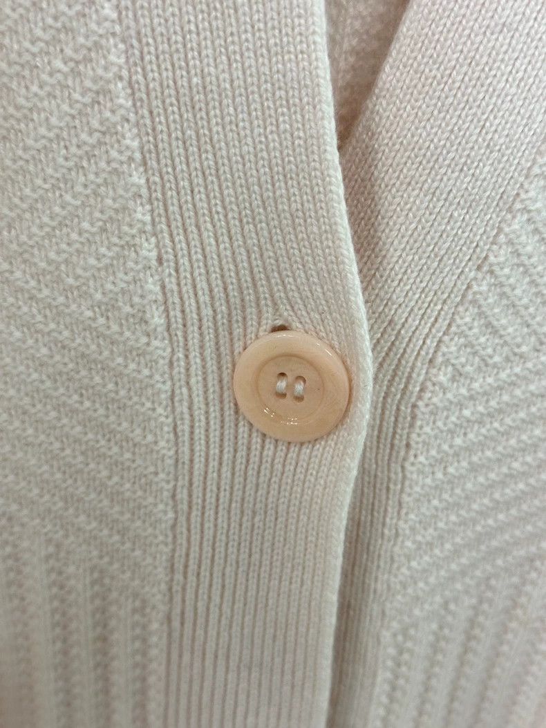 Loro Piana LORO PIANA Pink cashmere long sleeve cardigan Size S / US 4 / IT 40 - 3 Thumbnail