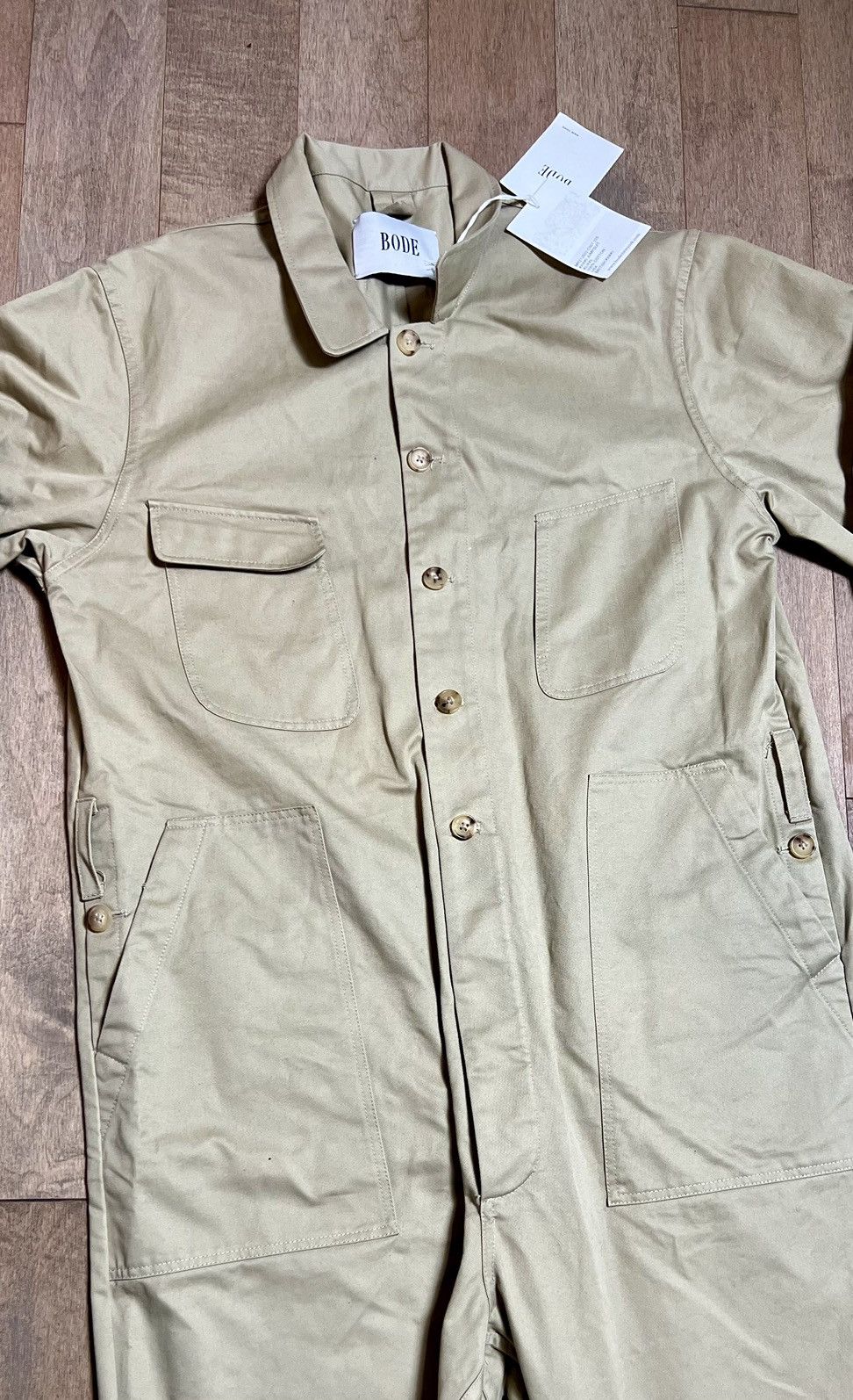 Bode New 1 of 1 Historic British Khaki Belted Jumpsuit Coverall Size US 36 / EU 52 - 12 Thumbnail