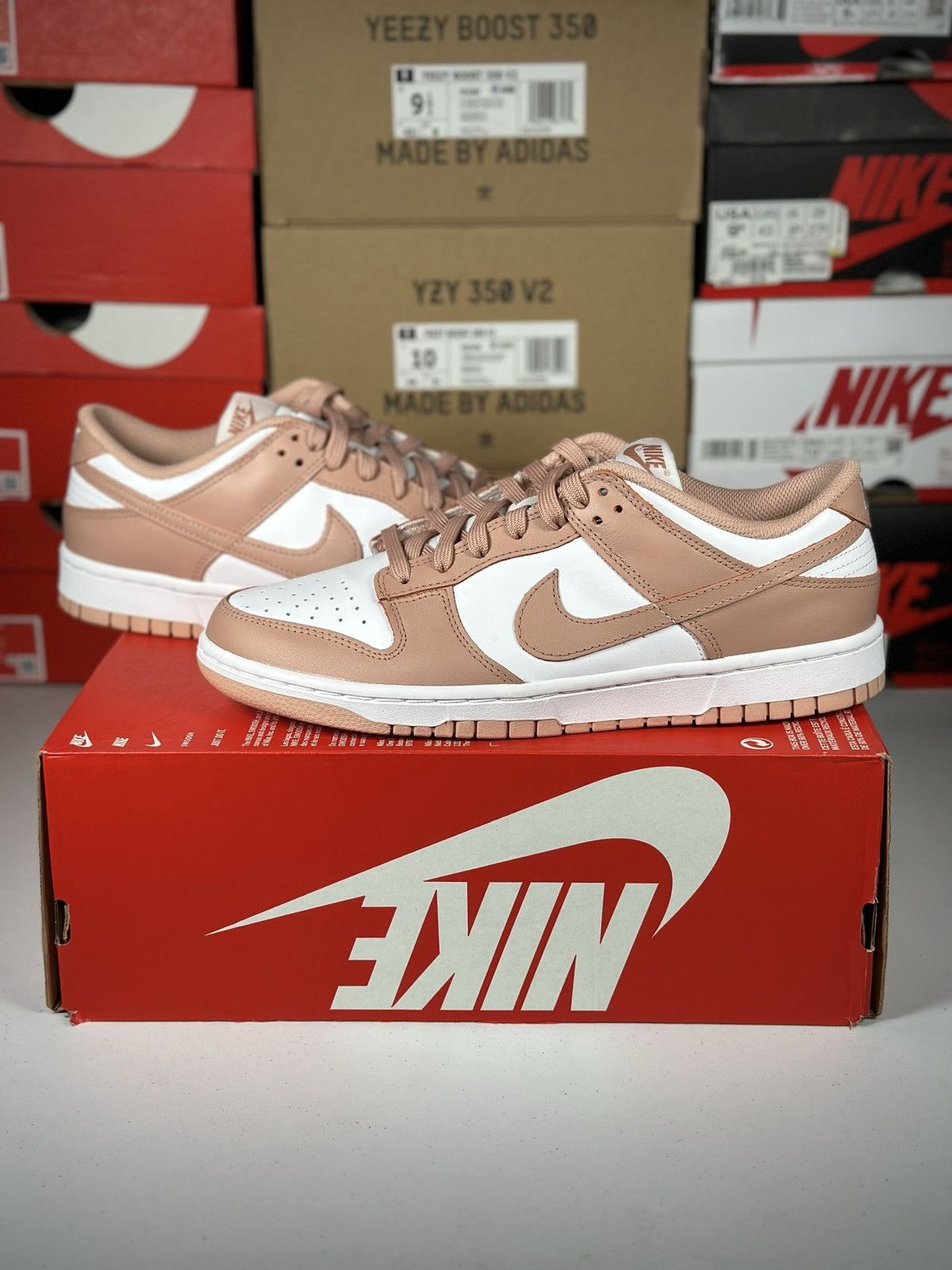 image of Size 11W/9.5M - Nike Dunk Low Rose Whisper (Wmns) Shoes in Beige, Men's