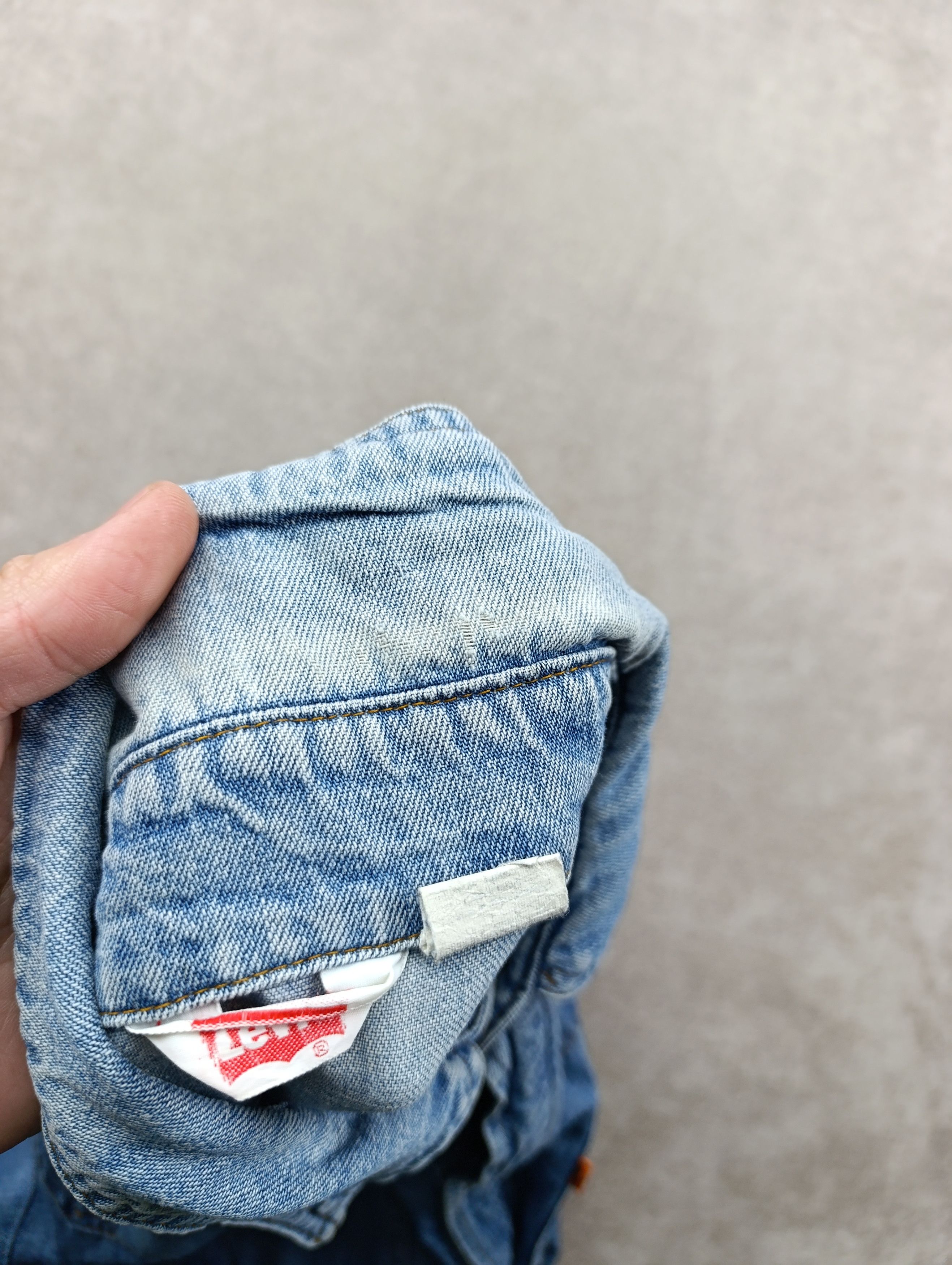 Levi's Vintage Clothing Levis Vintage Denim Shirt Orange Tab Made In USA Size US L / EU 52-54 / 3 - 10 Thumbnail