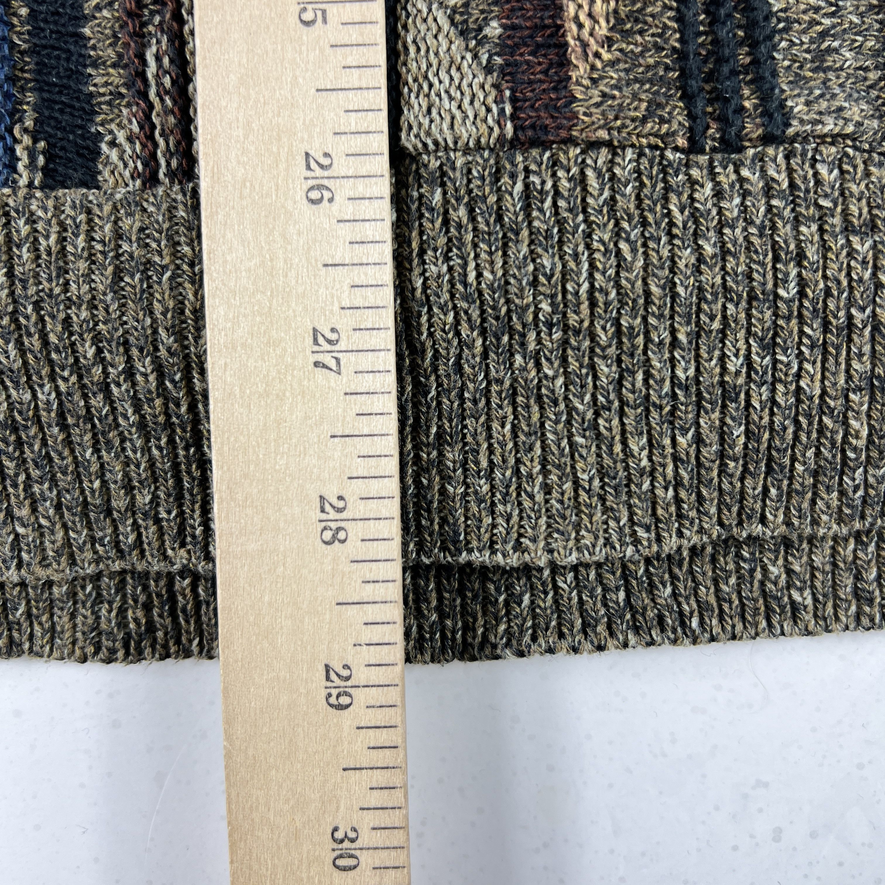 Oscar De La Renta VTG Oscar De La Renta Knit Sweater Brown Grandpa Crewneck Size US L / EU 52-54 / 3 - 10 Thumbnail