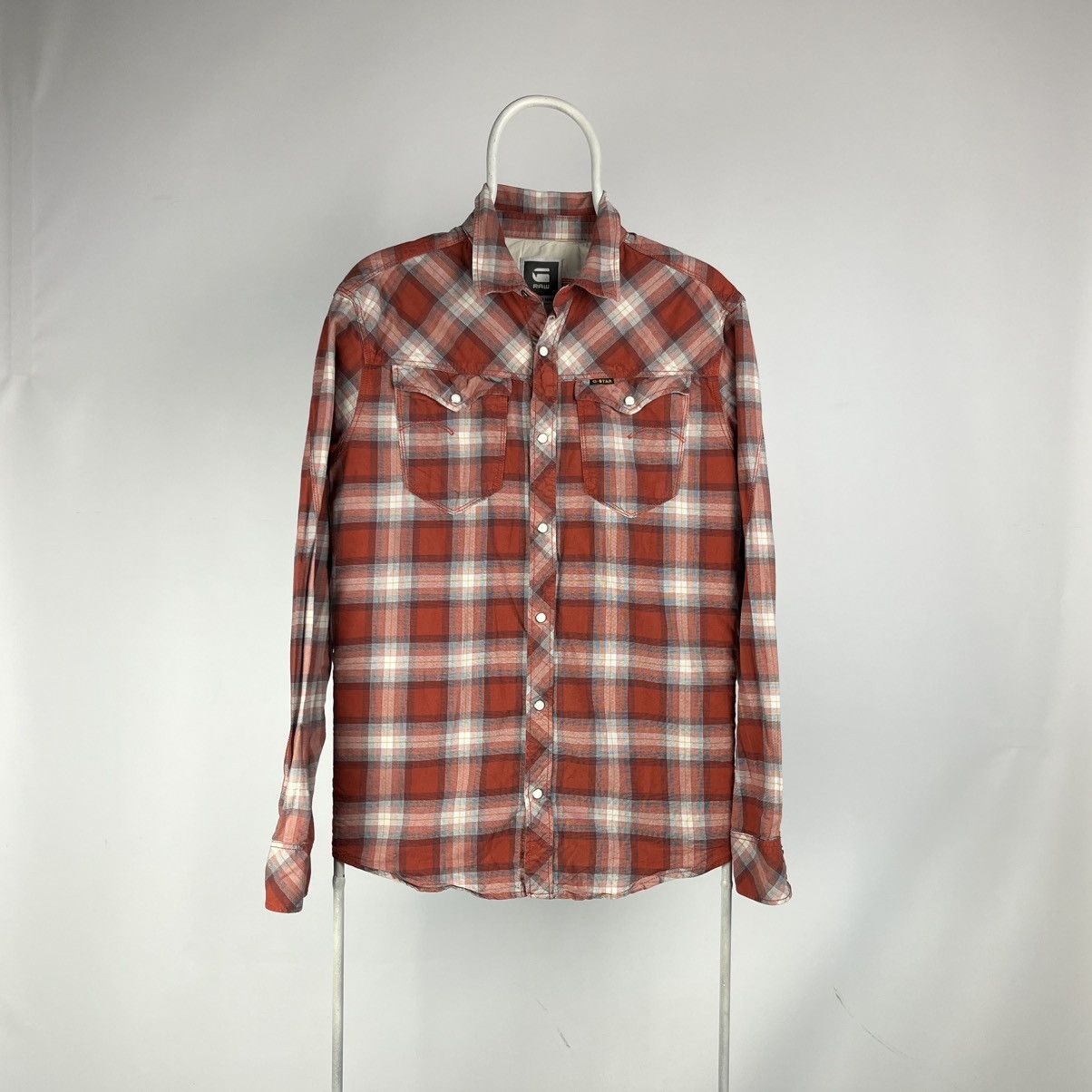 G-Star G star raw shirt buckle nova check size XLarge Size US XL / EU 56 / 4 - 1 Thumbnail