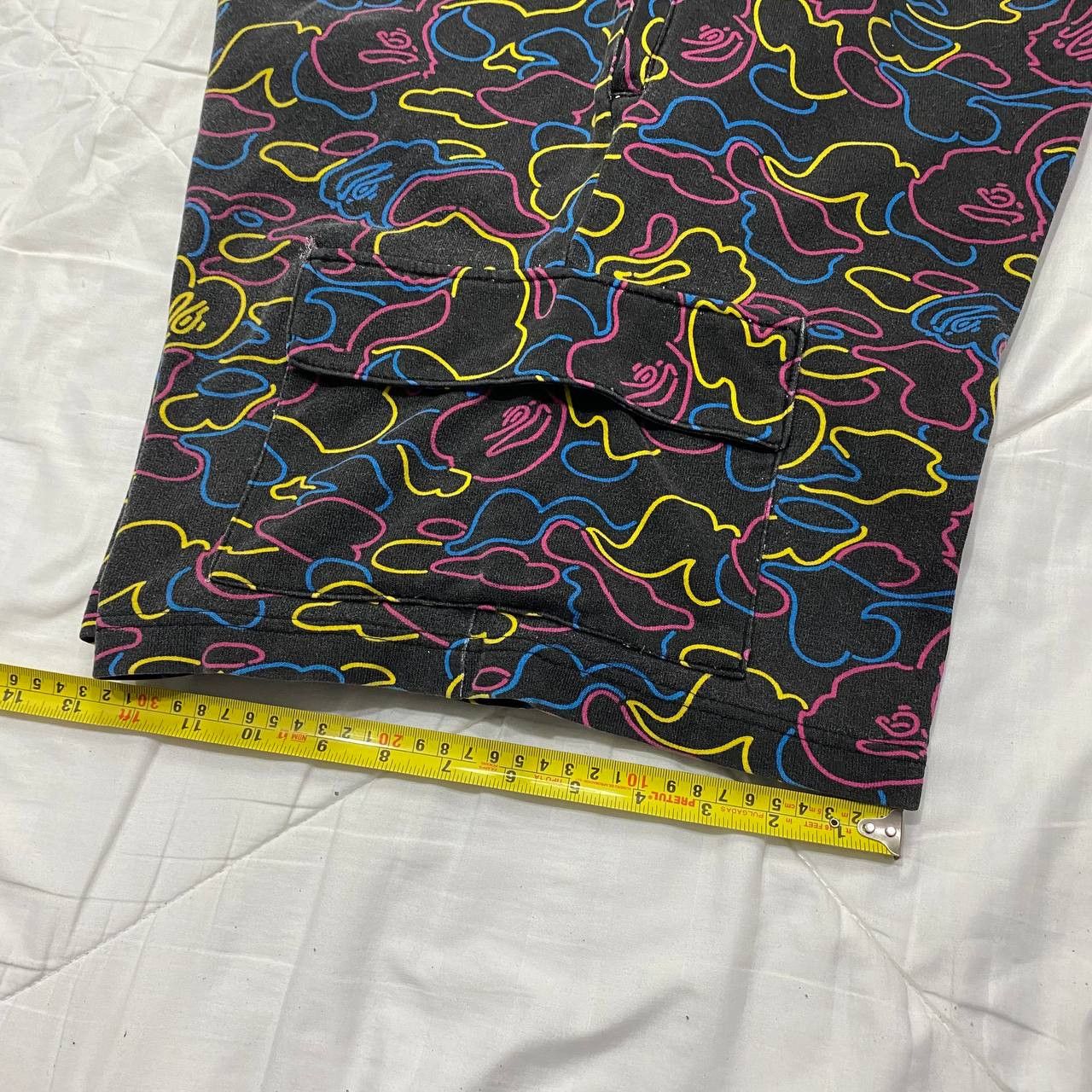 Bape Bape Green Camo Neon Sweatpant Tactical Cargo Size US 36 / EU 52 - 8 Thumbnail