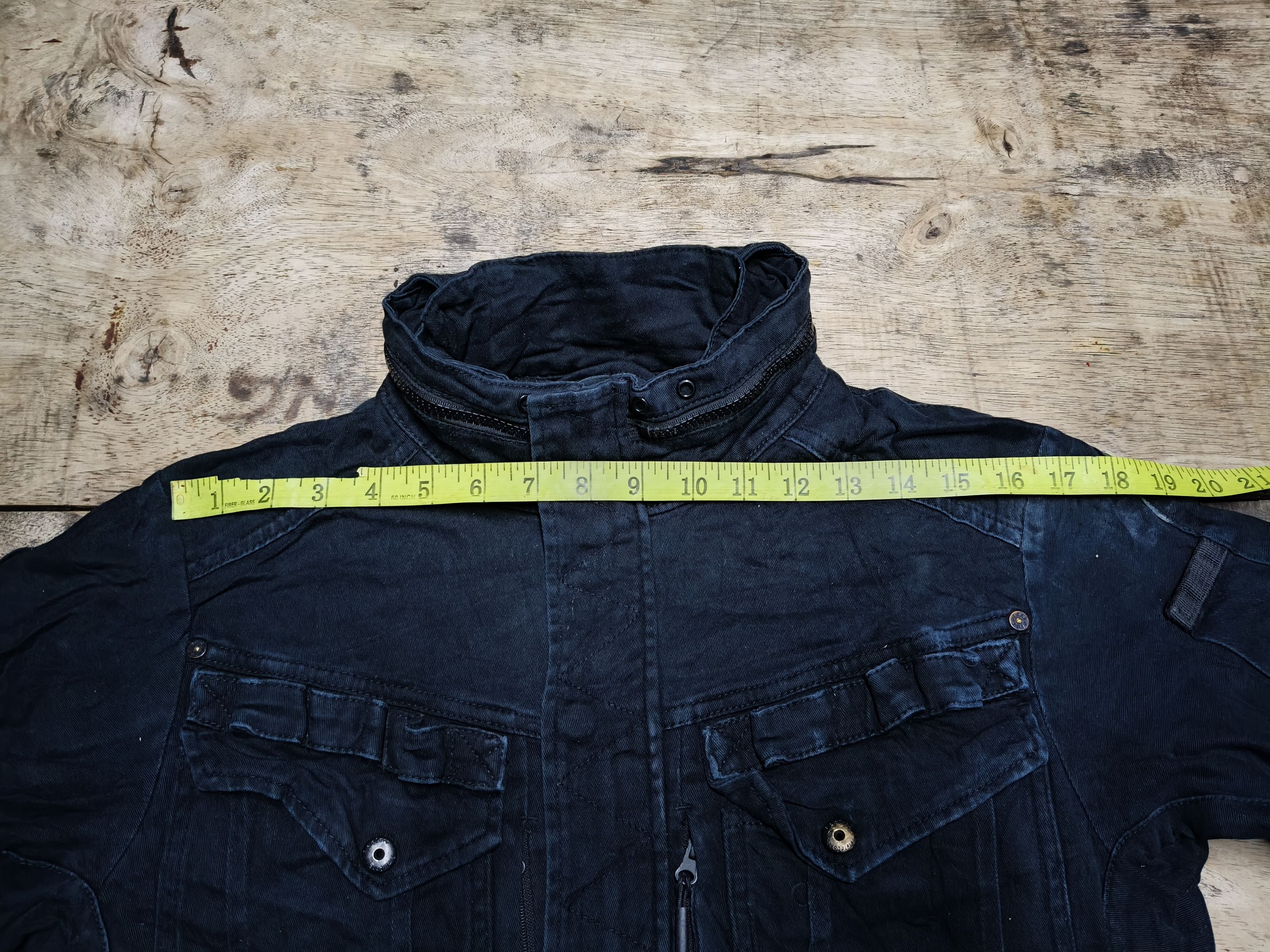 Japanese Brand Fieldcore Denim Stretch Jacket Size US L / EU 52-54 / 3 - 18 Thumbnail