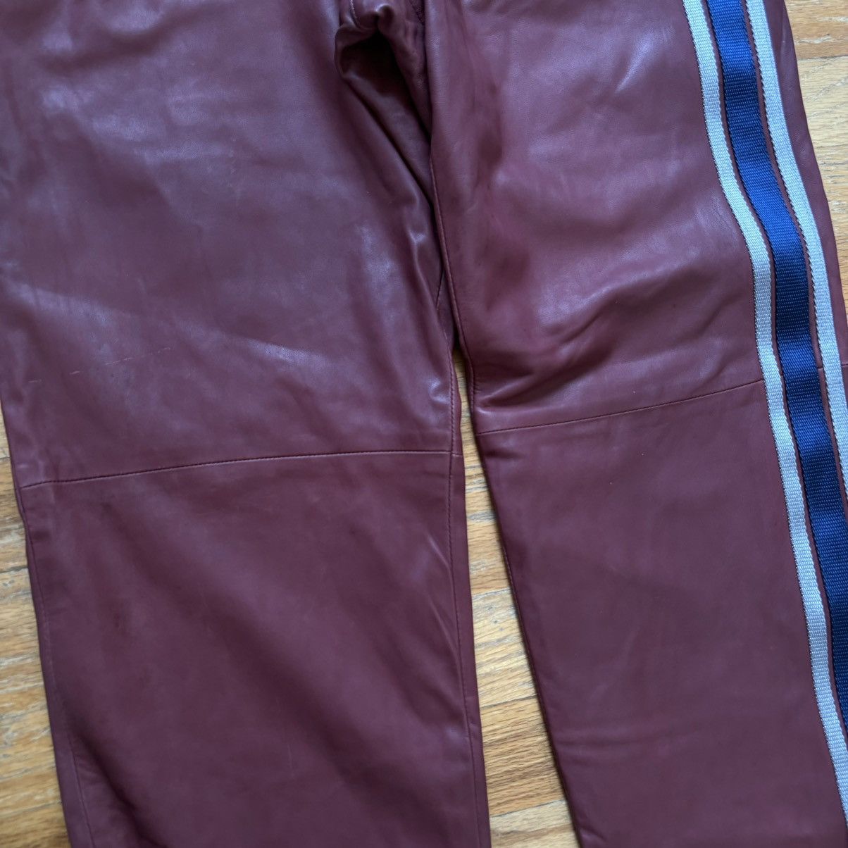 Prada SS2000 Leather Racing Pants Size US 32 / EU 48 - 4 Thumbnail