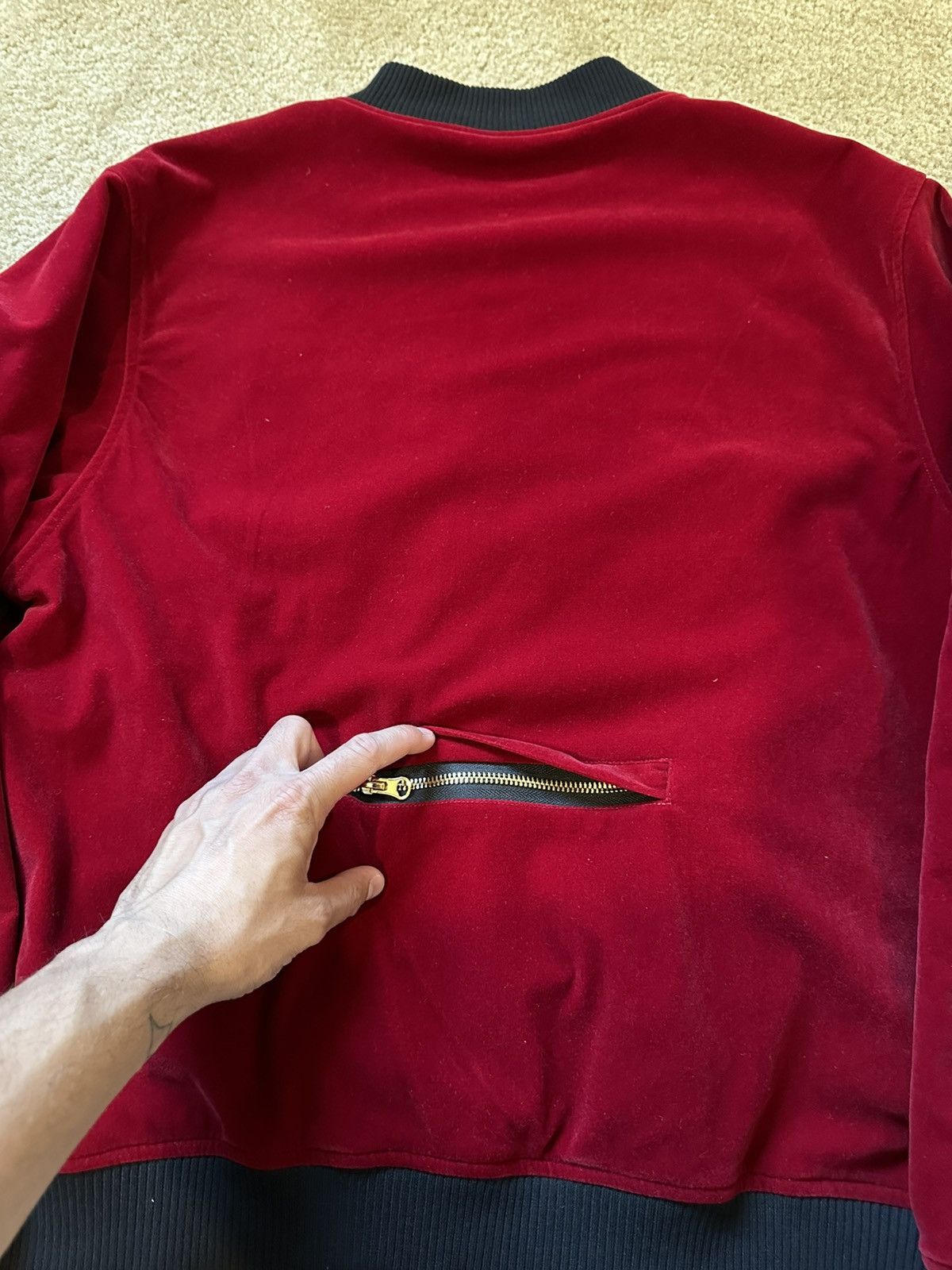 Other Timeless Piece Custom Reversible Bomber jacket Red Size US L / EU 52-54 / 3 - 4 Thumbnail