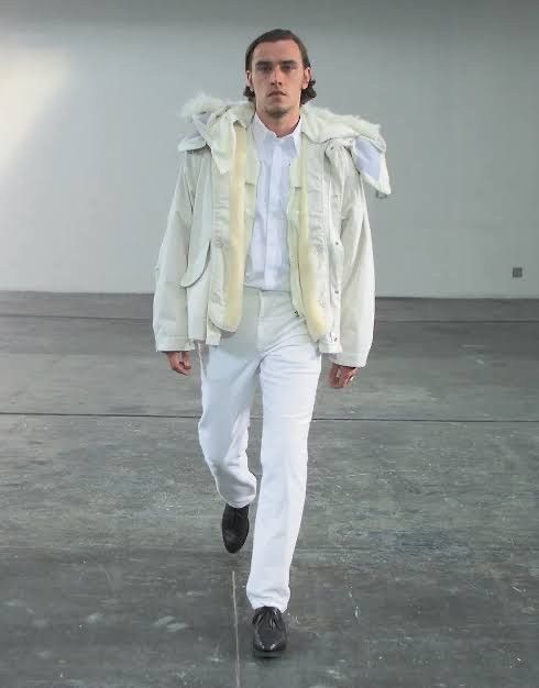 Helmut Lang Vintage 90s helmut lang iconic white denim jeans Size US 29 - 2 Thumbnail