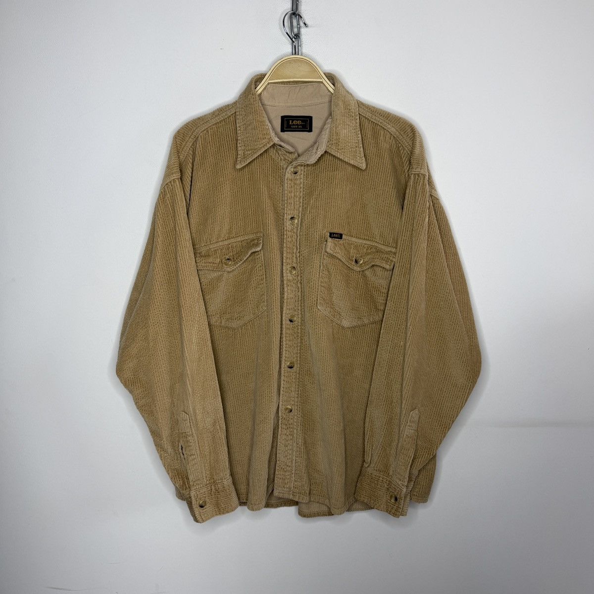 Lee Vintage Lee WESTERN corduroy rivets shirt Cowboy style Y2k Size US L / EU 52-54 / 3 - 1 Thumbnail