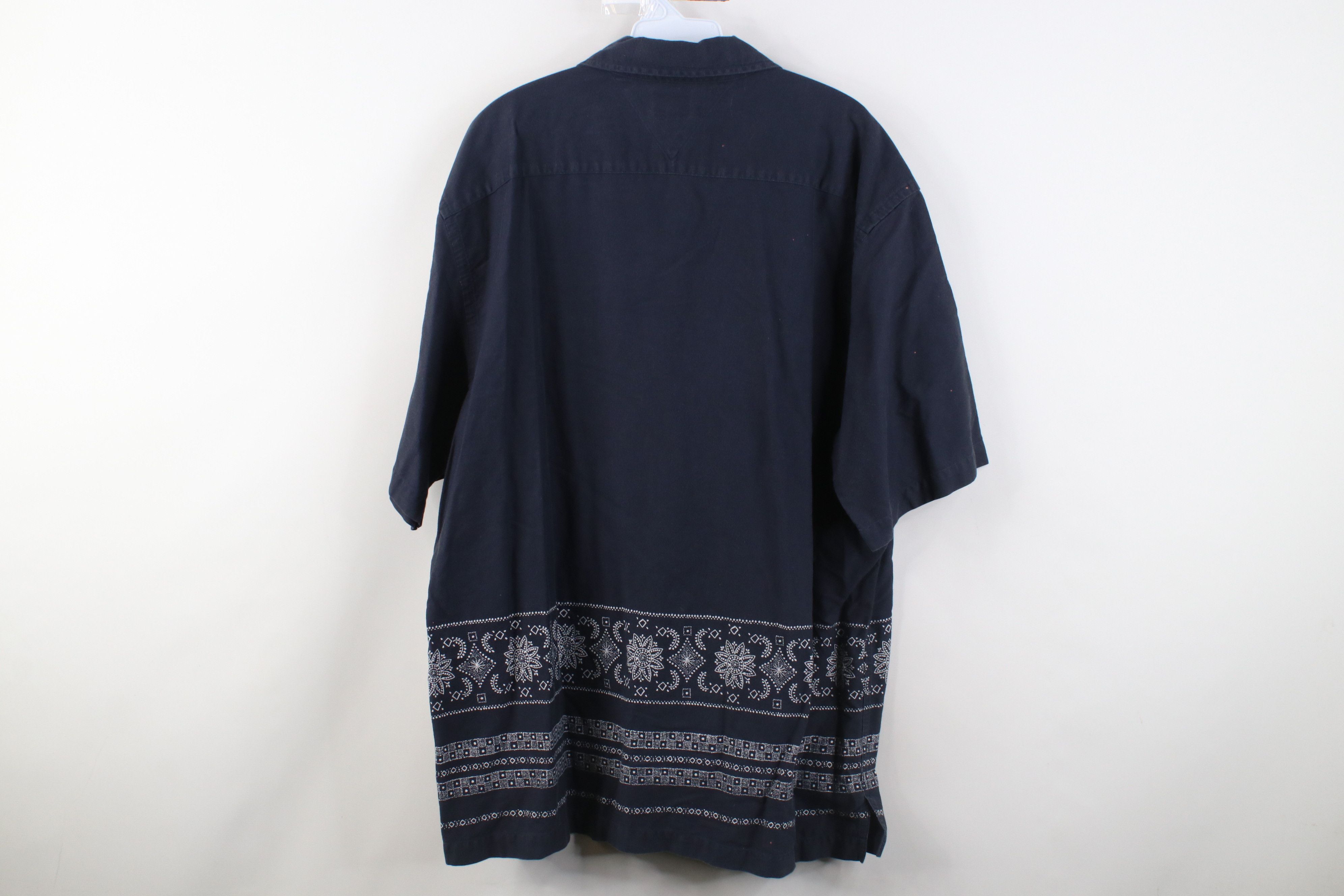 Tommy Hilfiger Vintage 90s Tommy Hilfiger Looped Collar Button Shirt Size US XL / EU 56 / 4 - 13 Thumbnail