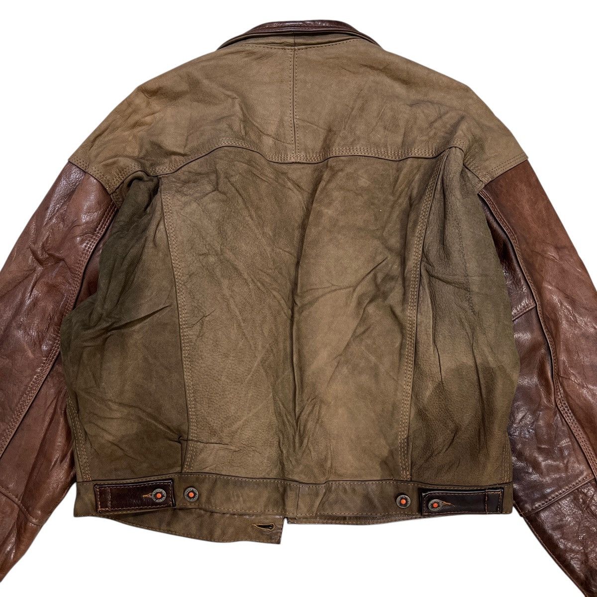 Artisan Outfitters 💥 Vintage Kudsak Artisanal Industrial Product Leather Jacket Size US L / EU 52-54 / 3 - 11 Thumbnail