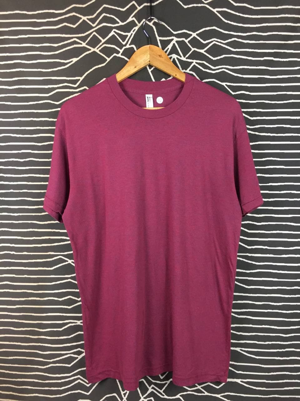 American Apparel American Apparel Heather Maroon Tri-Blend Tee Size US L / EU 52-54 / 3 - 1 Thumbnail