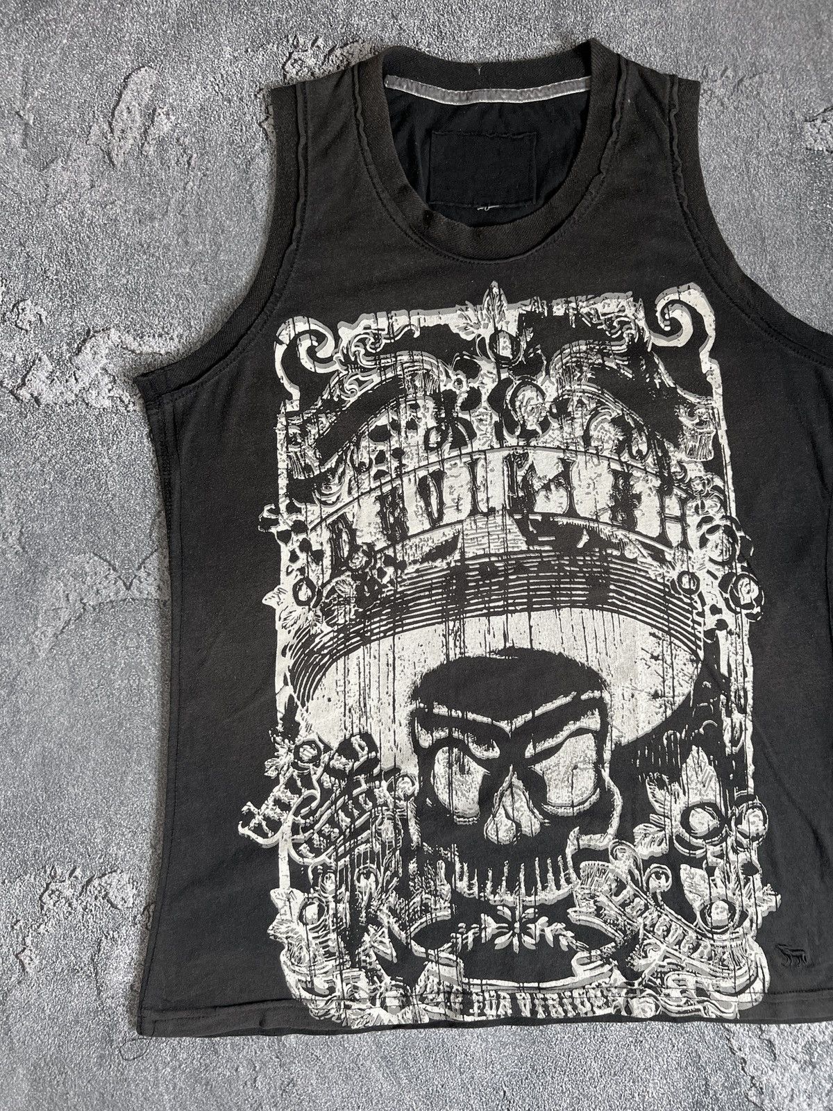 Vintage Tank top skull gothic y2k vintage Size US M / EU 48-50 / 2 - 3 Thumbnail
