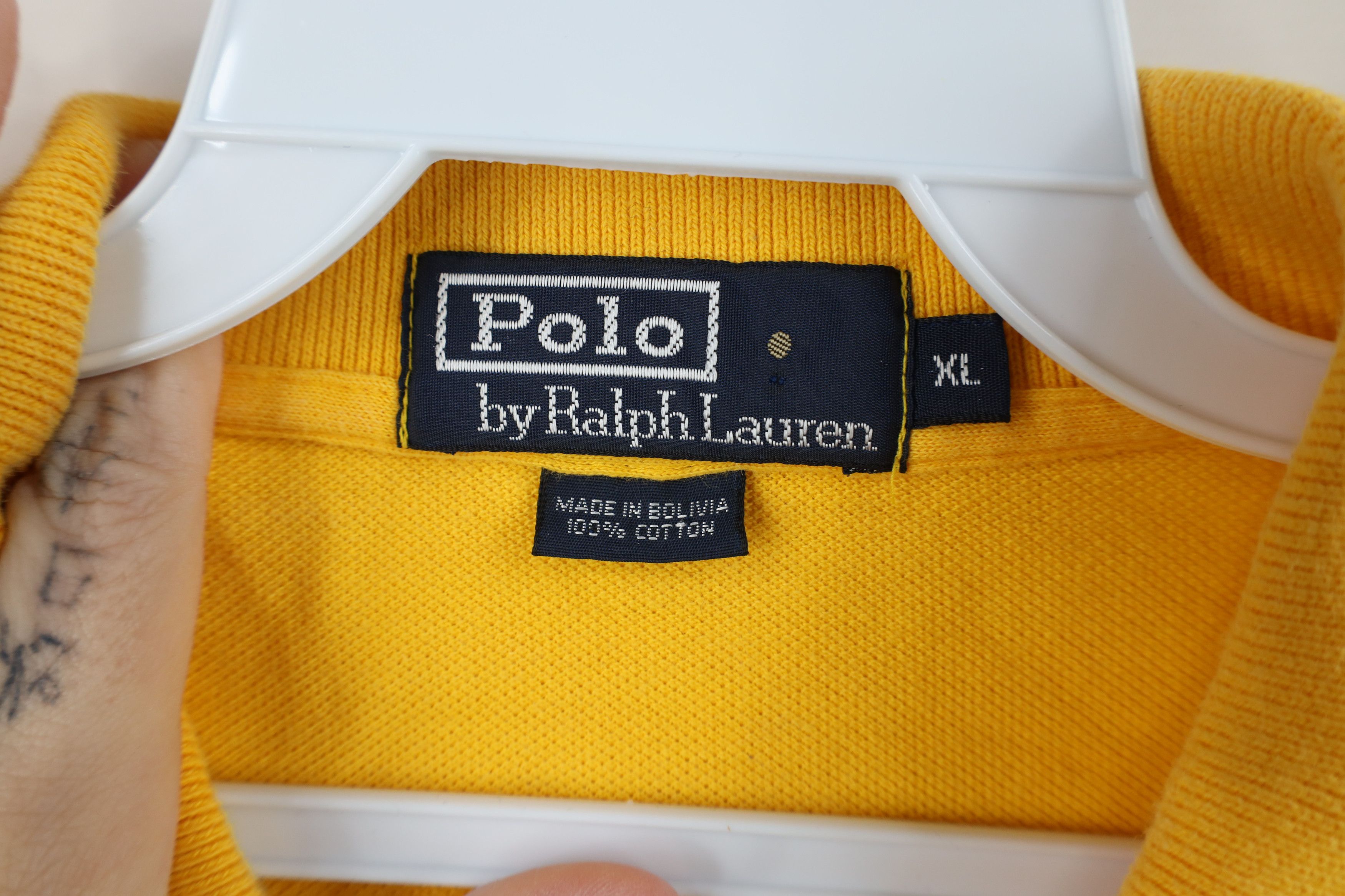Ralph Lauren Vintage 90s Ralph Lauren Knit Collared Golf Polo Shirt Size US XL / EU 56 / 4 - 9 Thumbnail