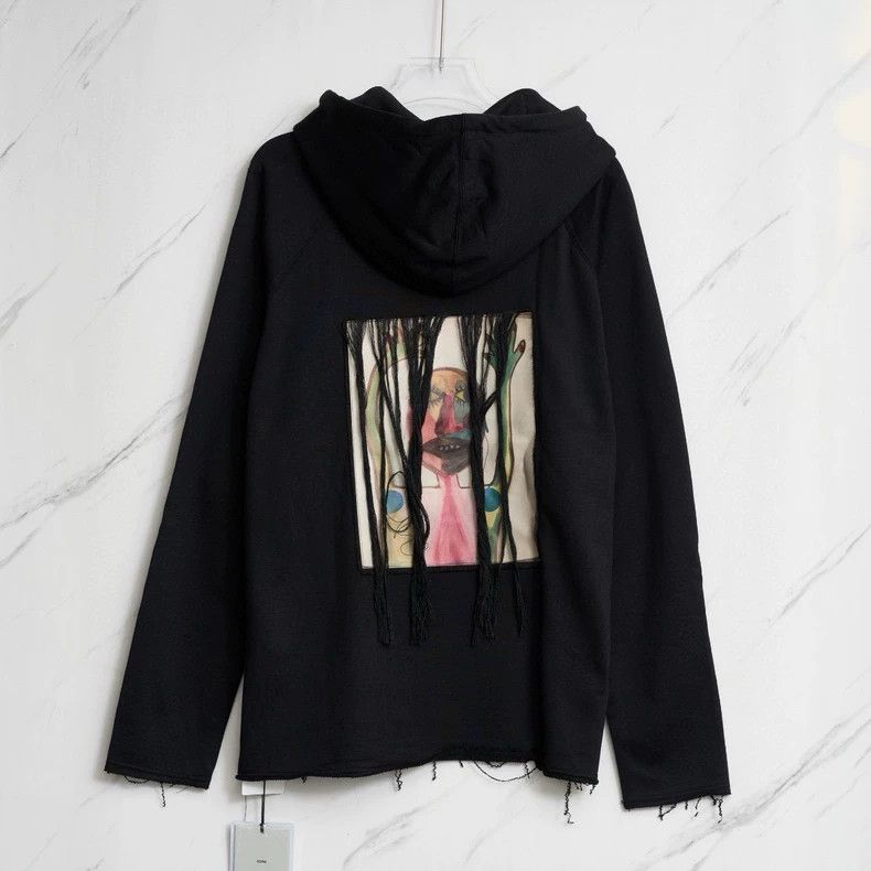 Song For The Mute Song For The Mute Hand-painted Print Hoodie Size US S / EU 44-46 / 1 - 4 Thumbnail
