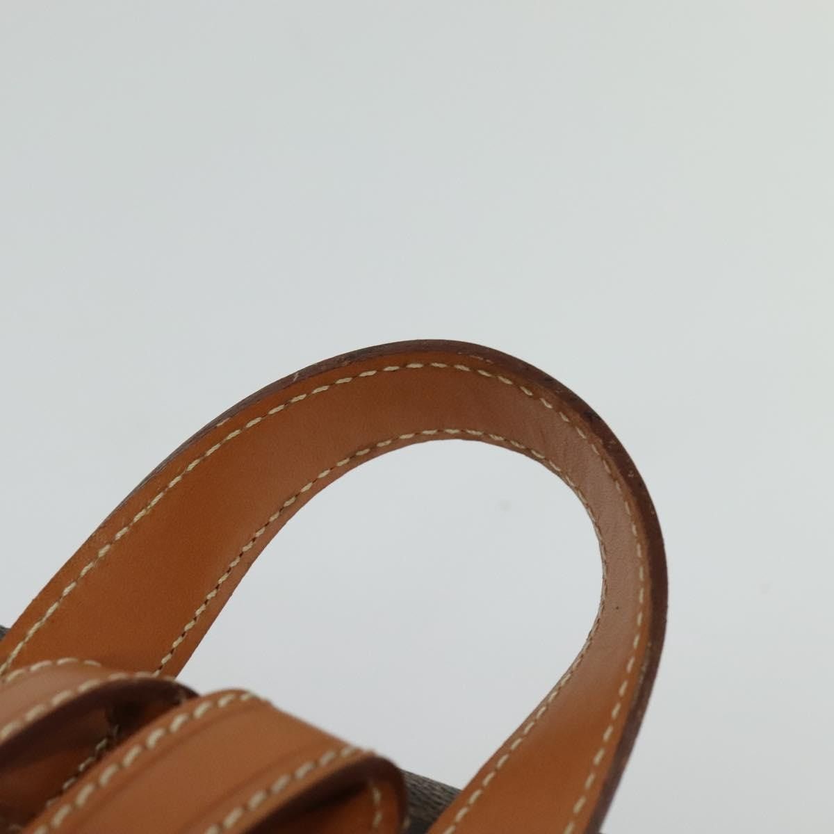 Celine CELINE Macadam Canvas Backpack Pvc Leather Brown Gold Size ONE SIZE - 8 Thumbnail