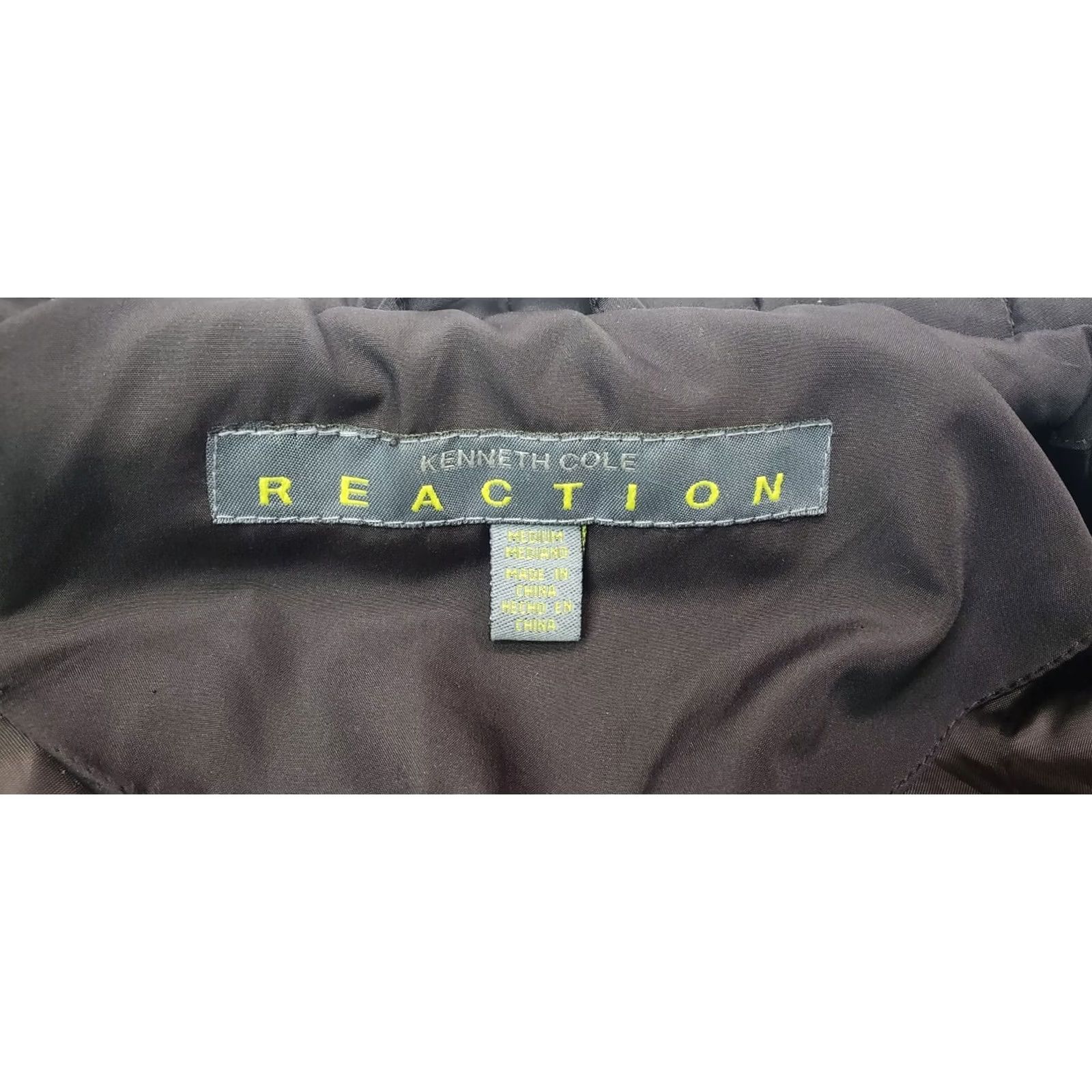 Kenneth Cole Kenneth Cole Reaction Women’s Down Puffer Jacket M Brown Full Zip Coat Jacket/Coat Size M / US 6-8 / IT 42-44 - 4 Thumbnail
