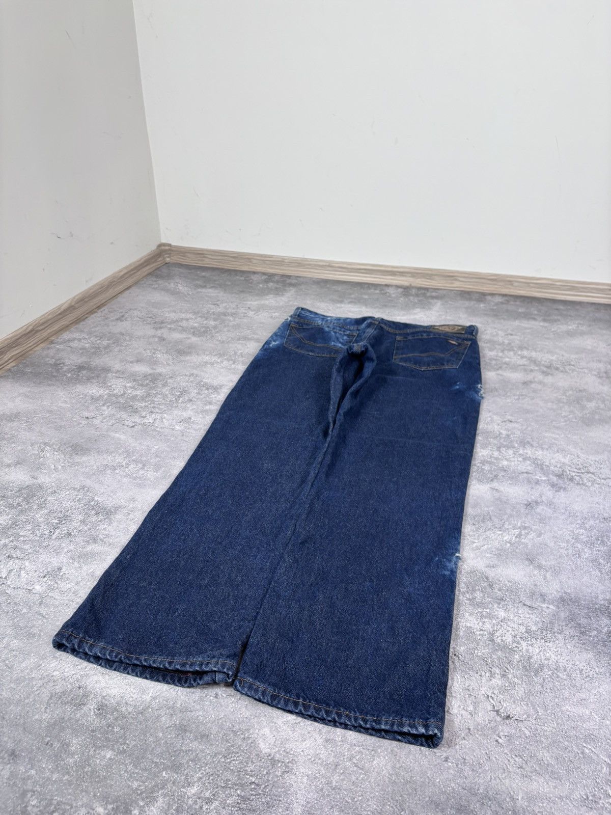 Dickies Dickies Men’s Denim Jeans Distressed Dark Blue USA Workwear Size US 36 / EU 52 - 14 Thumbnail