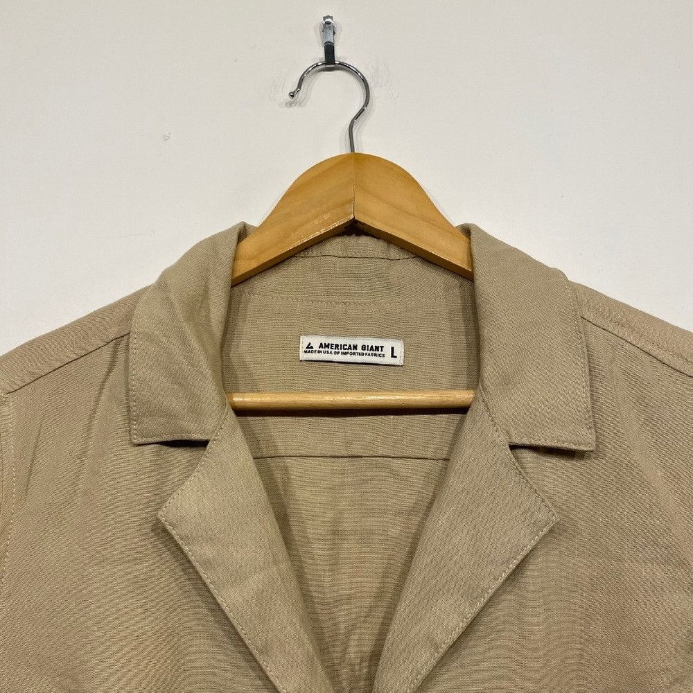 American Giant American Giant Women's Utility Tan Maxi Belted Shirt Dress L Size L / US 10 / IT 46 - 6 Thumbnail