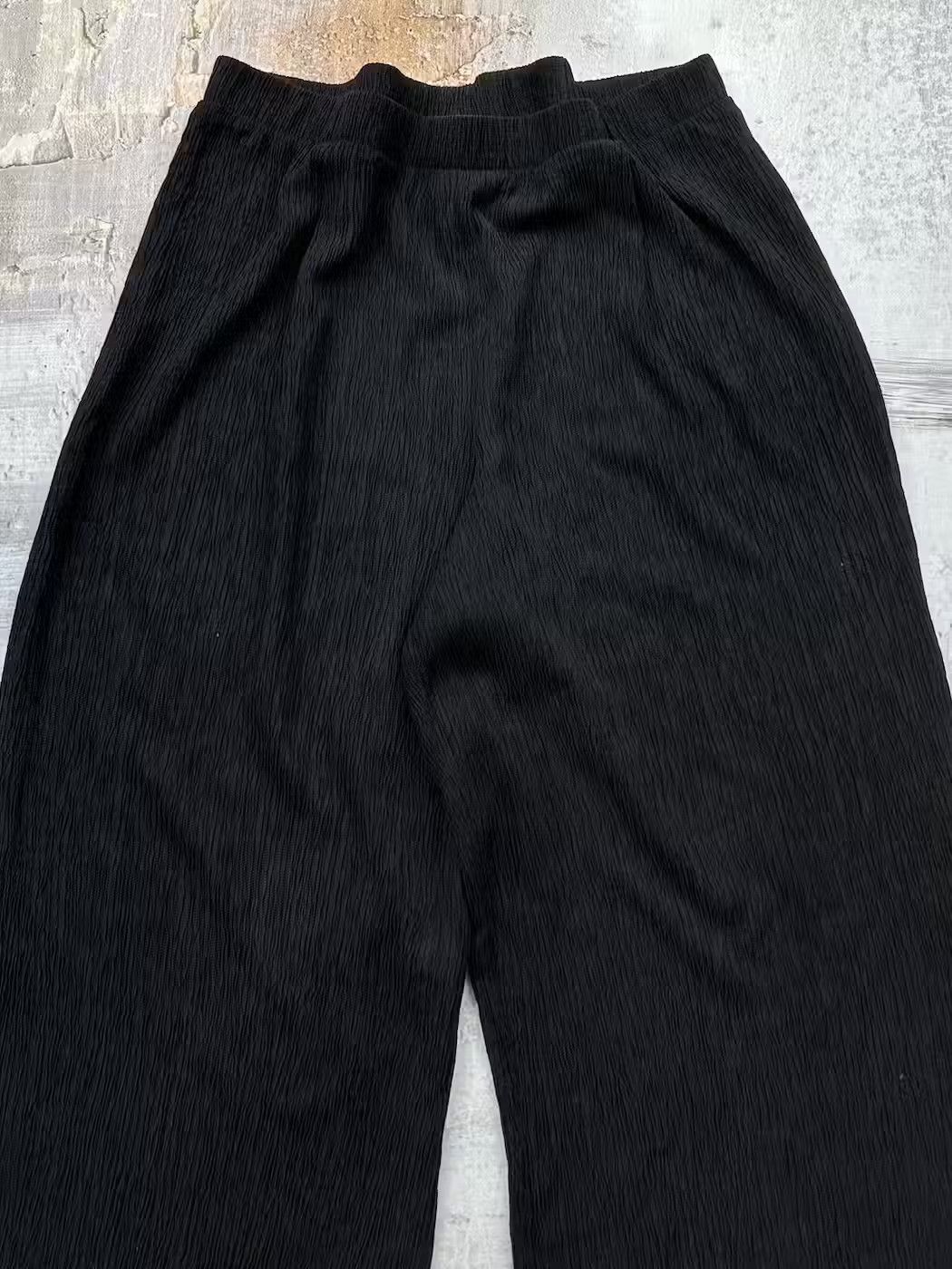 Japanese Brand × Vintage FINAL DROP! Vintage Plisse Parachute Pants Yohji Style Size US 38 / EU 54 - 2 Thumbnail