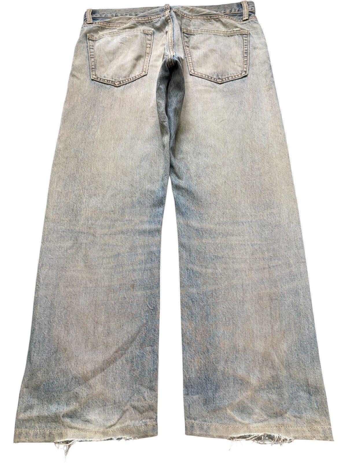 Uniqlo Vintage Uniqlo Selvedge Mud Wash Distressed Jeans Size US 31 - 2 Thumbnail