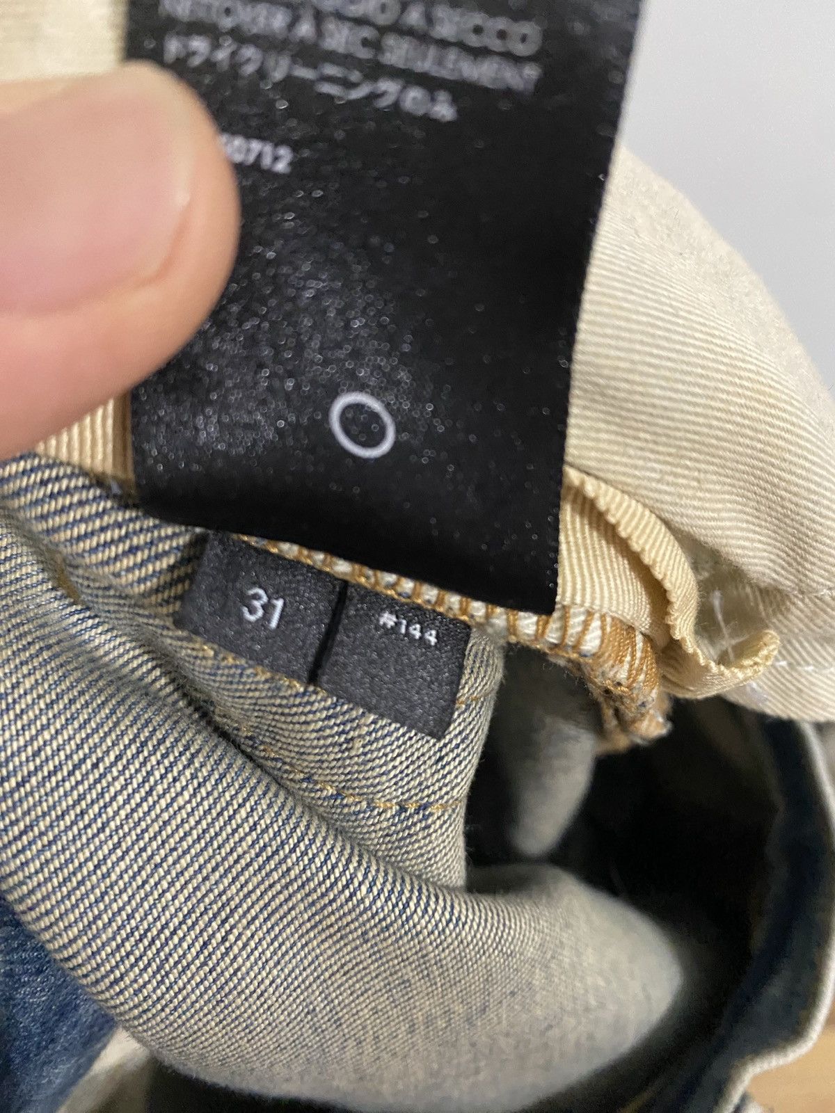 Amiri Amiri Dirty Indigo Broken Jean Size US 31 - 5 Thumbnail