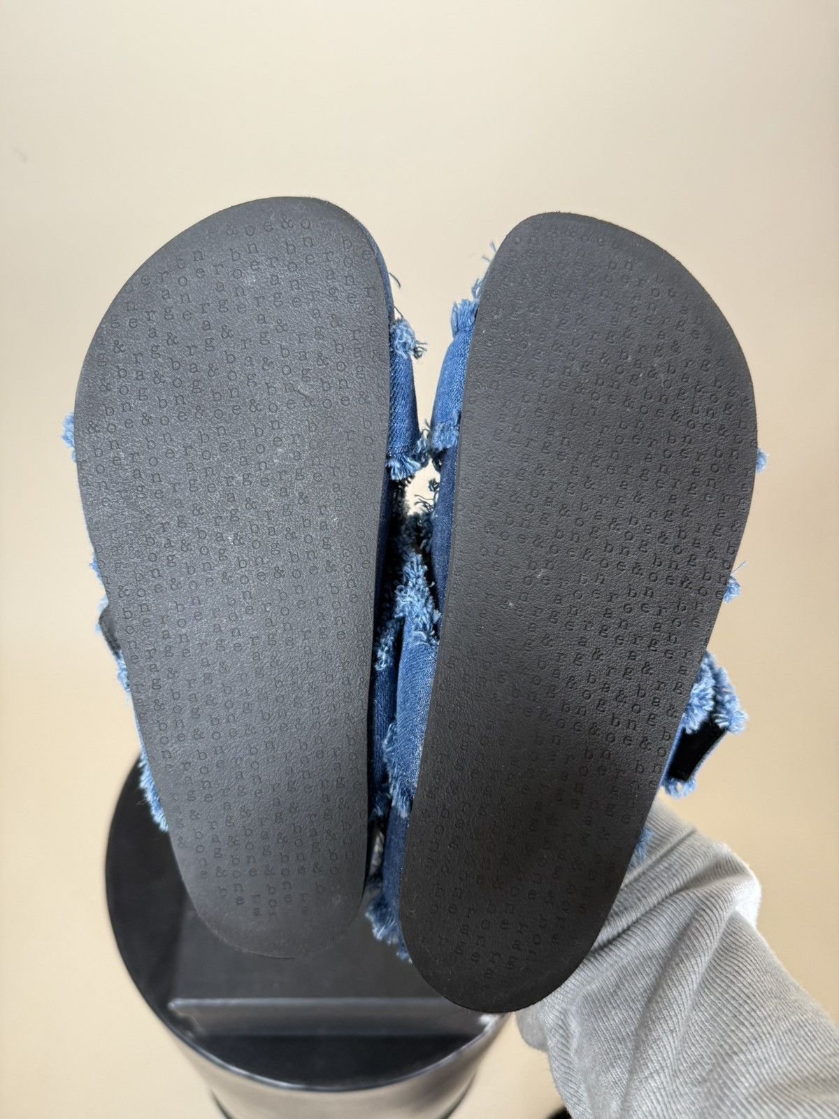 Rag & Bone Women’s Rag & Bone Evin Denim Platform Slides SZ 6 Size US 6 / IT 36 - 5 Thumbnail