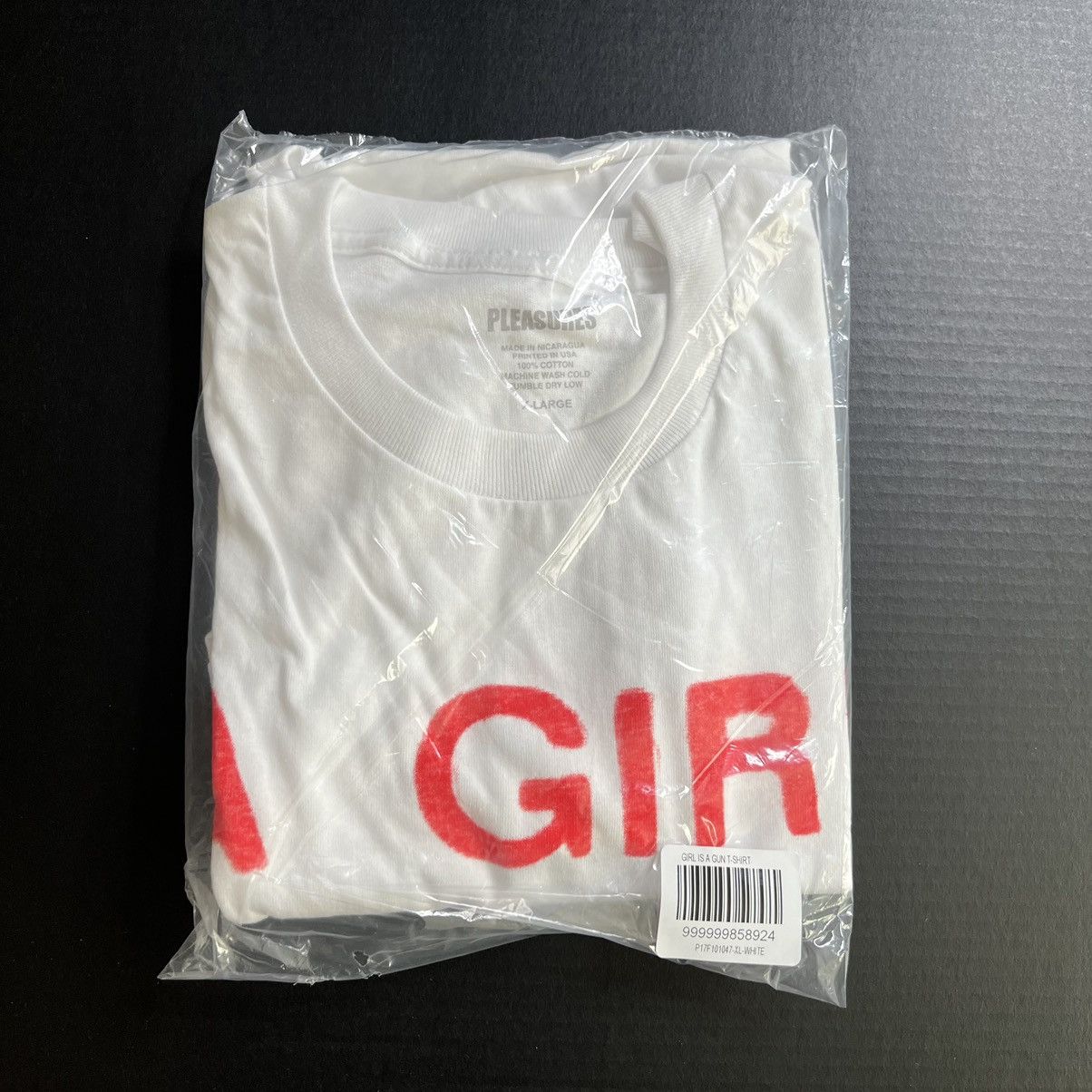 Pleasures Pleasures x By Way Of Us “A Girl Is A Gun” Shirt - White XL Size US XL / EU 56 / 4 - 1 Thumbnail